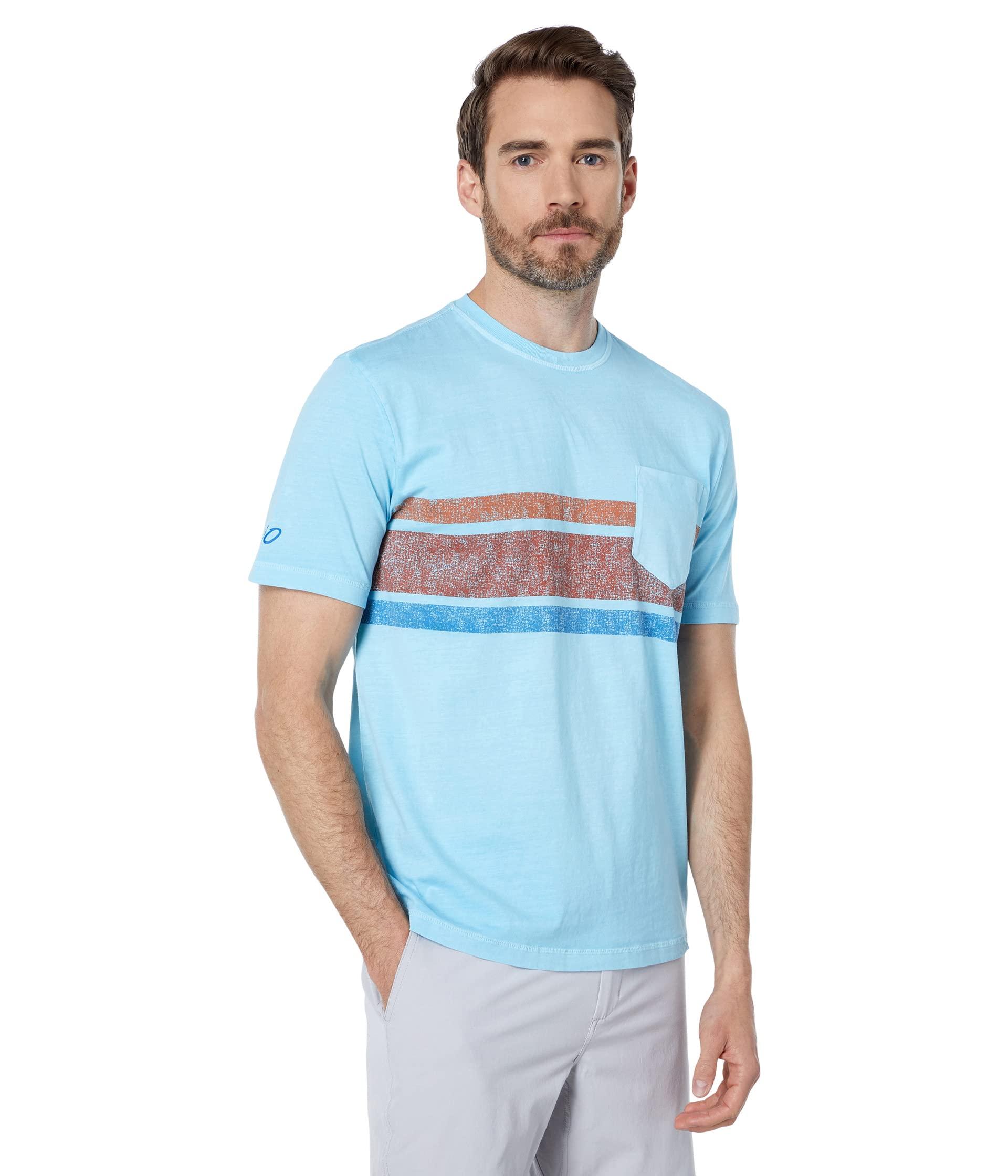 Johnnie-o Rollins T-shirt in Blue for Men | Lyst