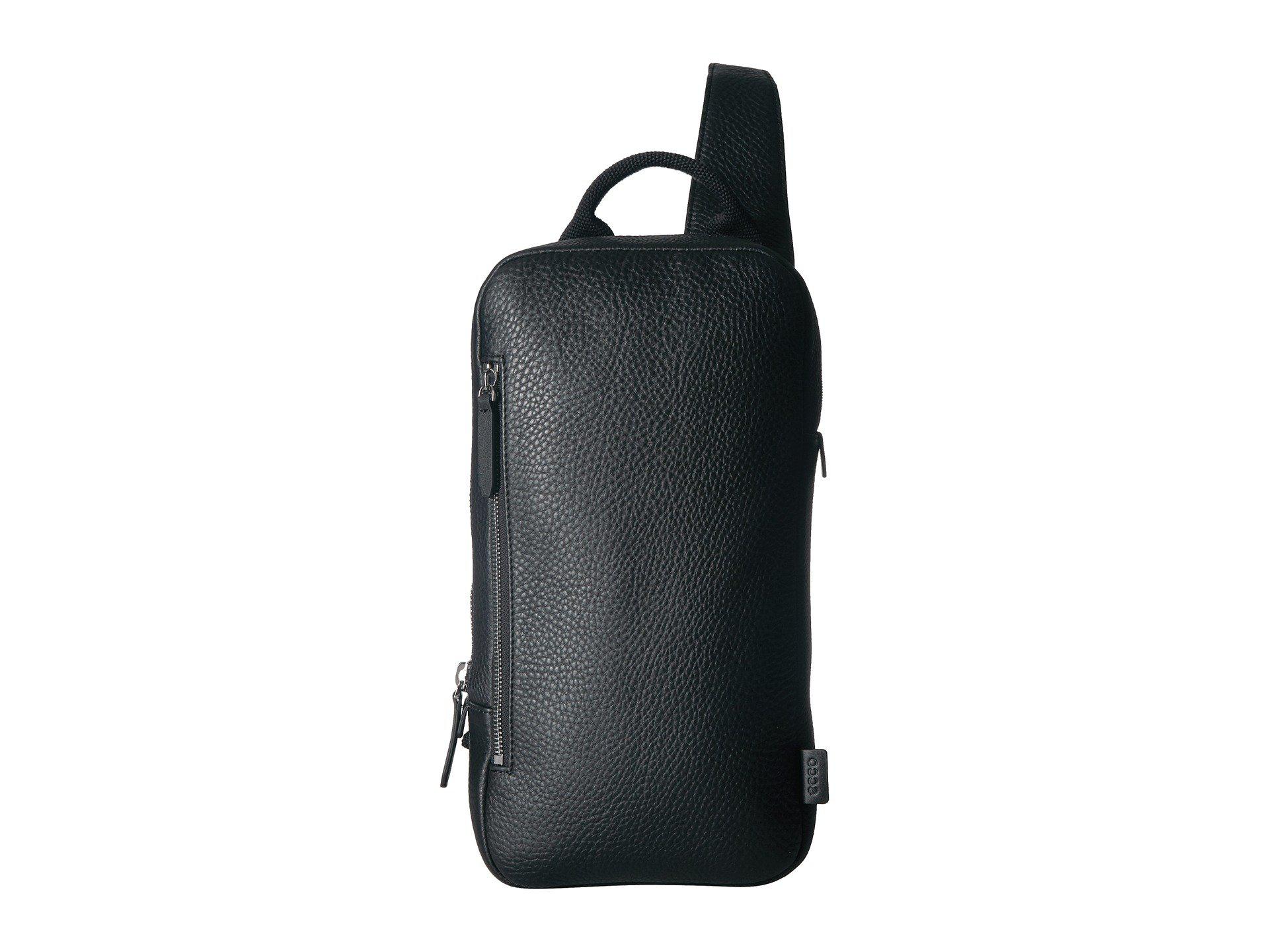 Ecco Leather Eday L Sling Bag in Black 