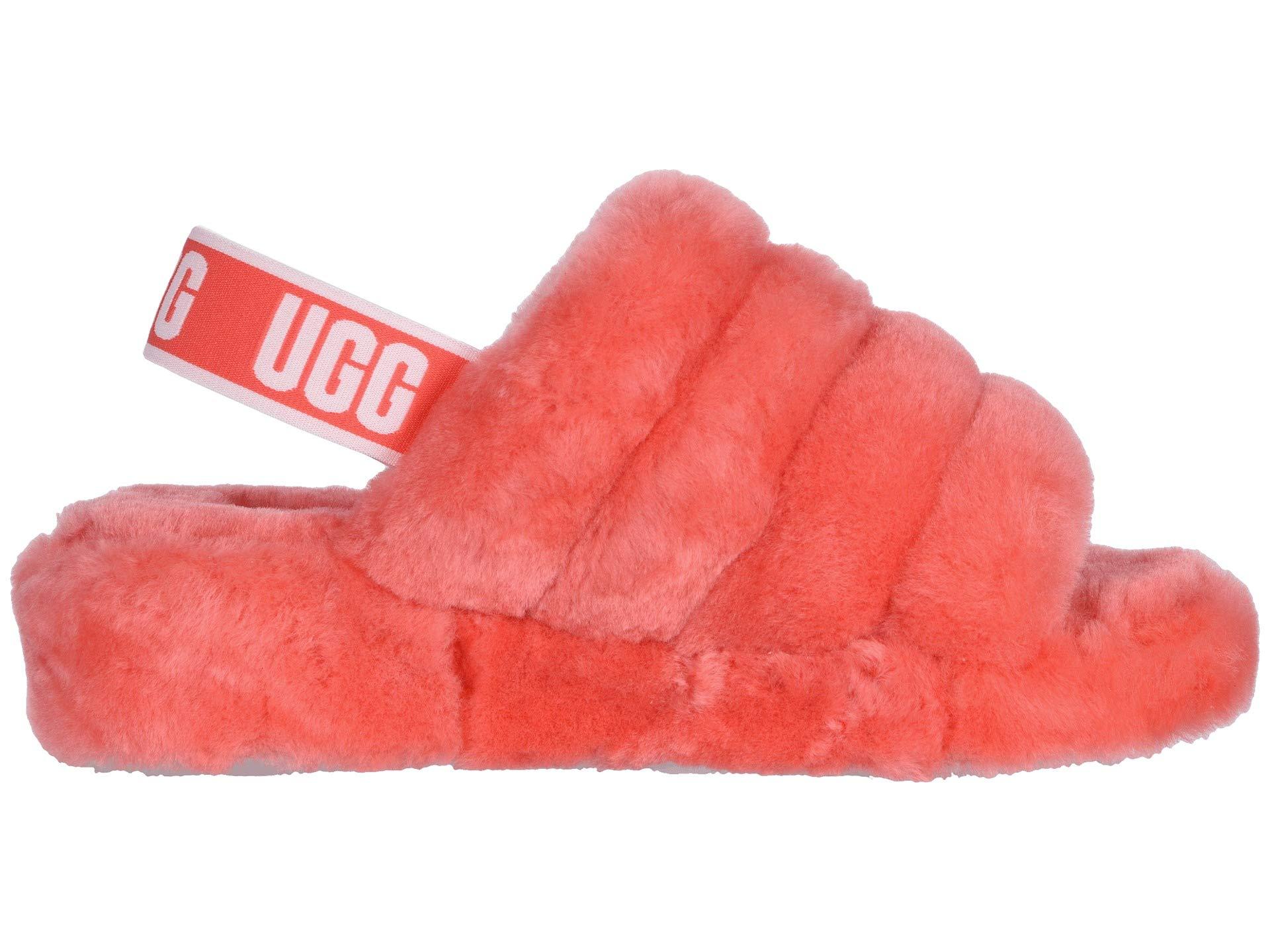 ugg fluff yeah pink dawn