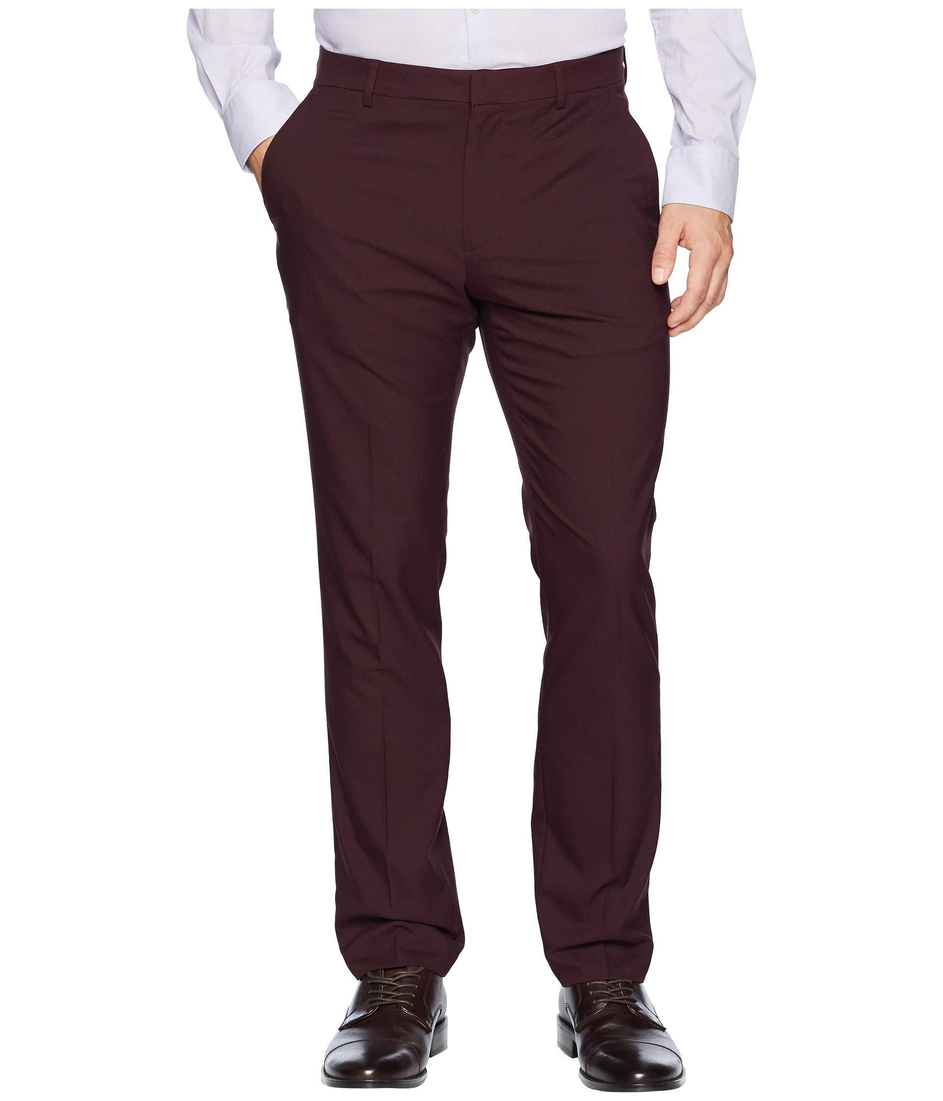 Perry Ellis Portfolio Synthetic Very Slim Fit Solid Tech Pants in ...
