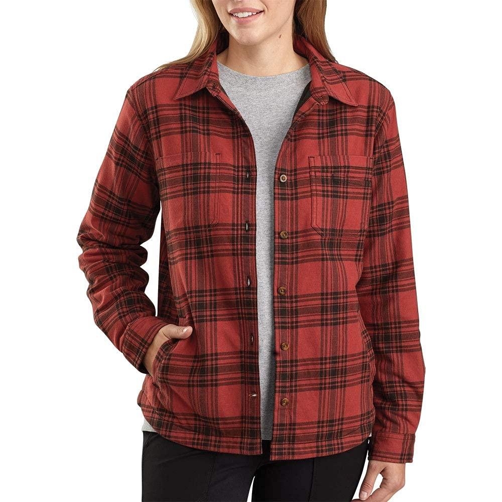Flannel Fleece-lined Plaid Shirt 