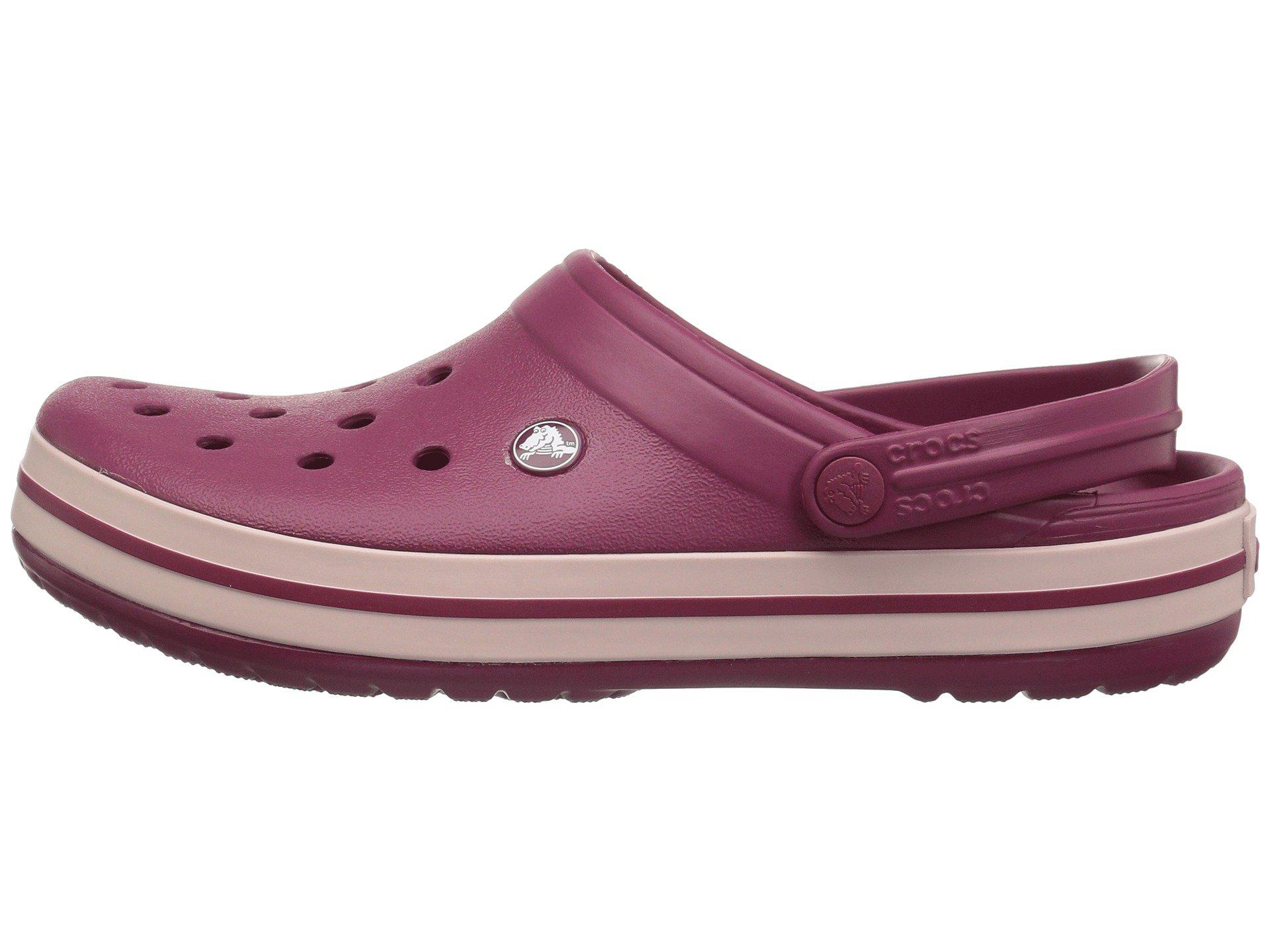 Crocs™ Crocband Clog (pomegranate/rose Dust) Clog Shoes | Lyst