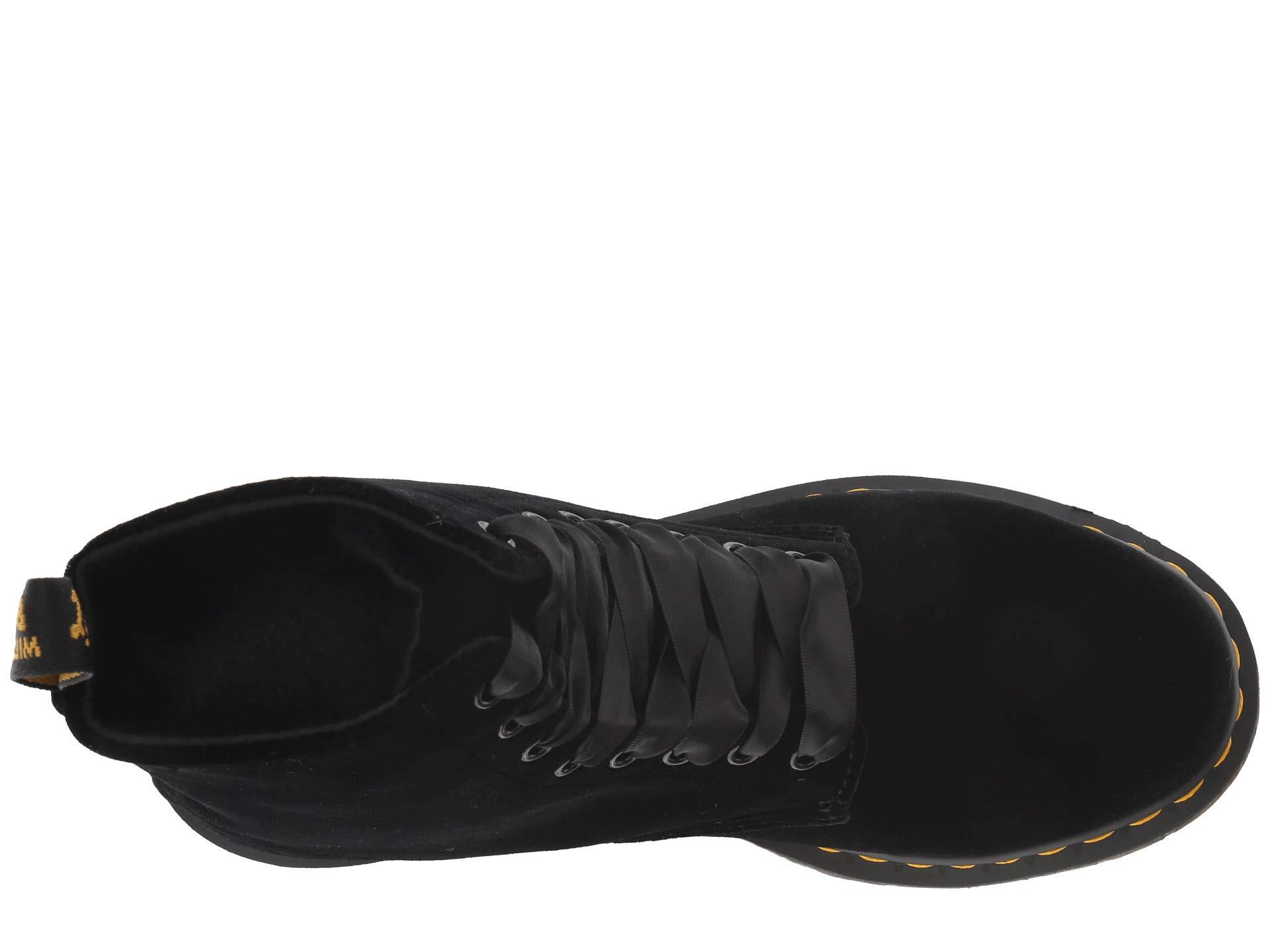 Dr. Martens 1460 Pascal Velvet (black Velvet) Women's Boots | Lyst