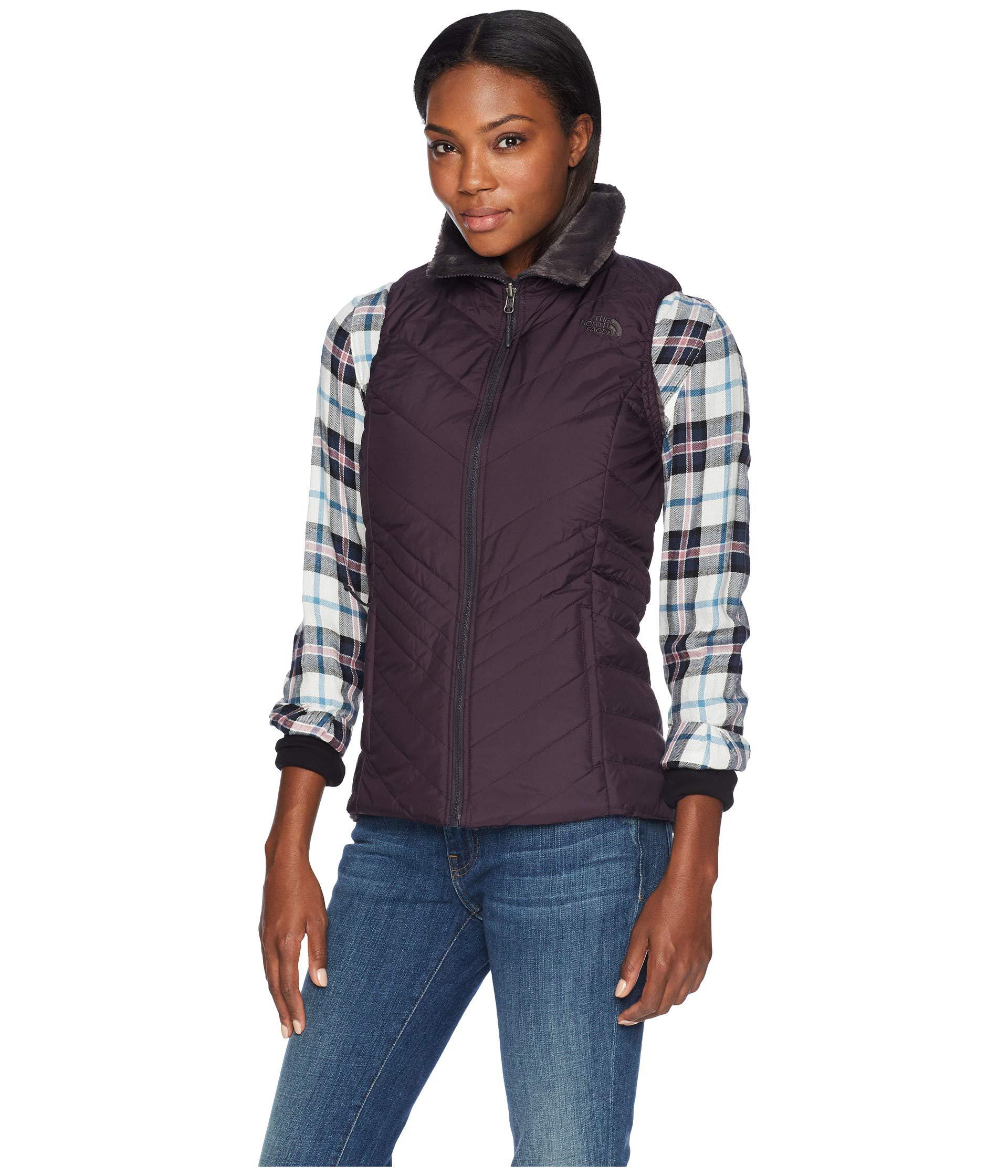 north face mossbud reversible vest