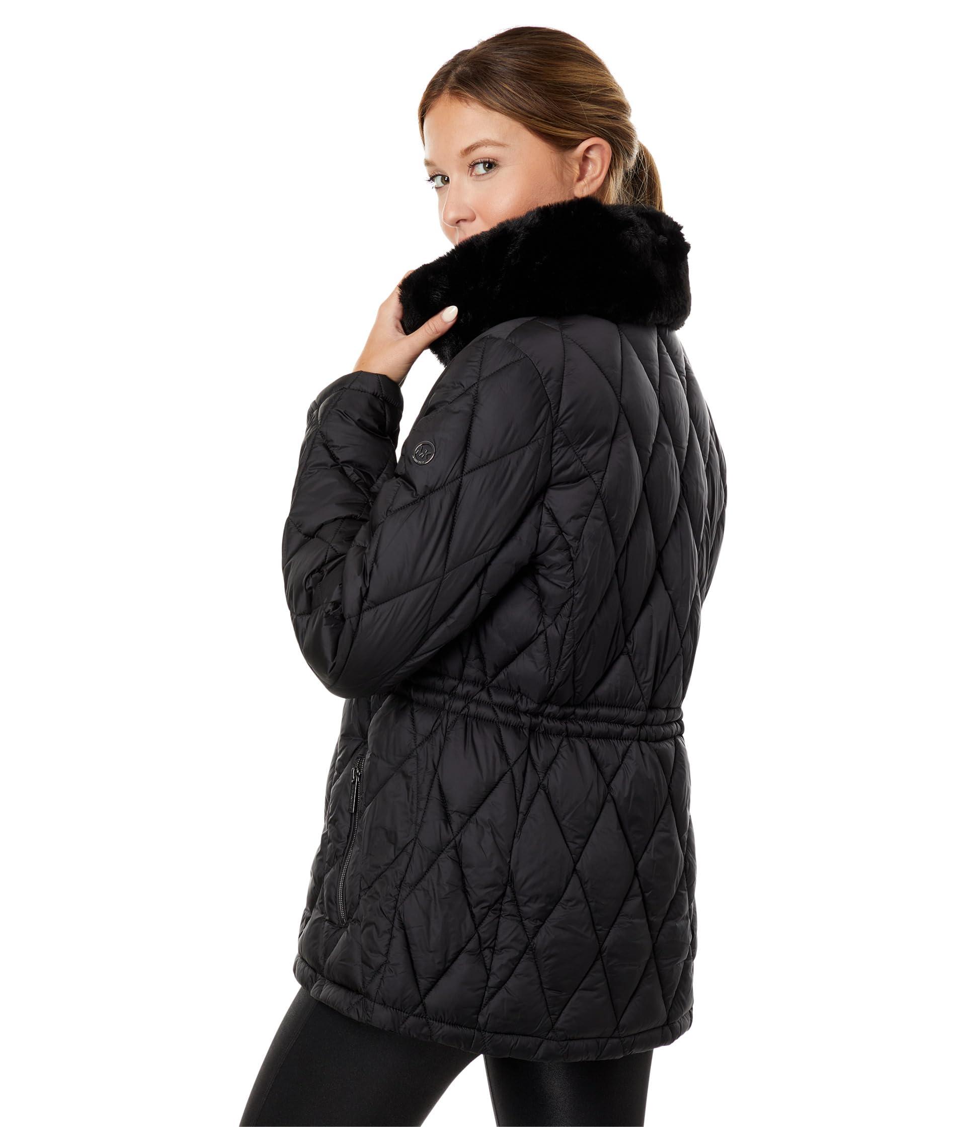 Michael kors diamond quilted jacket deals