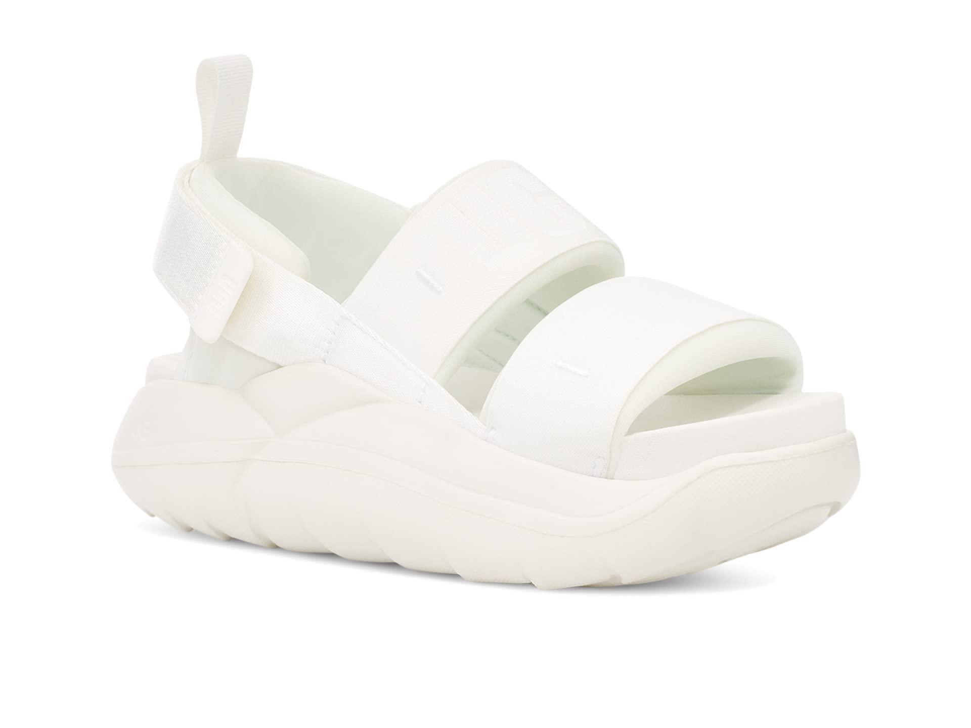 UGG La Cloud Sport Sandal in White | Lyst