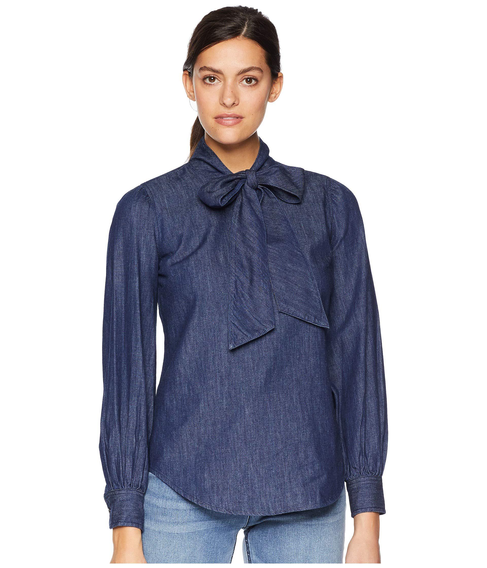 womens ralph lauren denim shirt