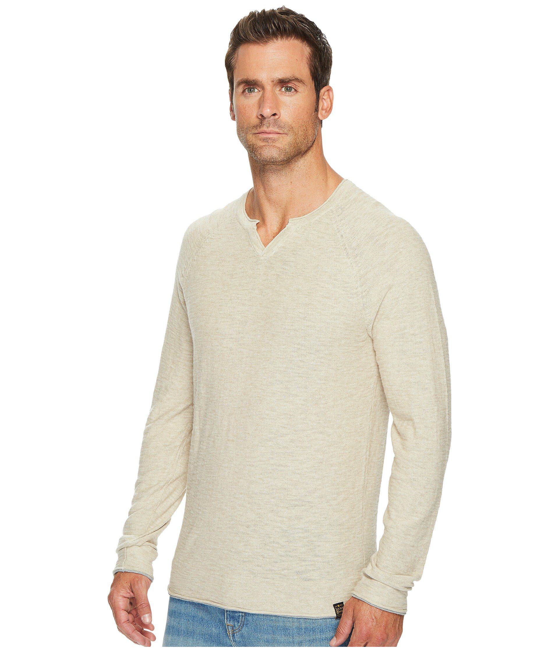 Lucky Brand Notch Neck Sweater for Men