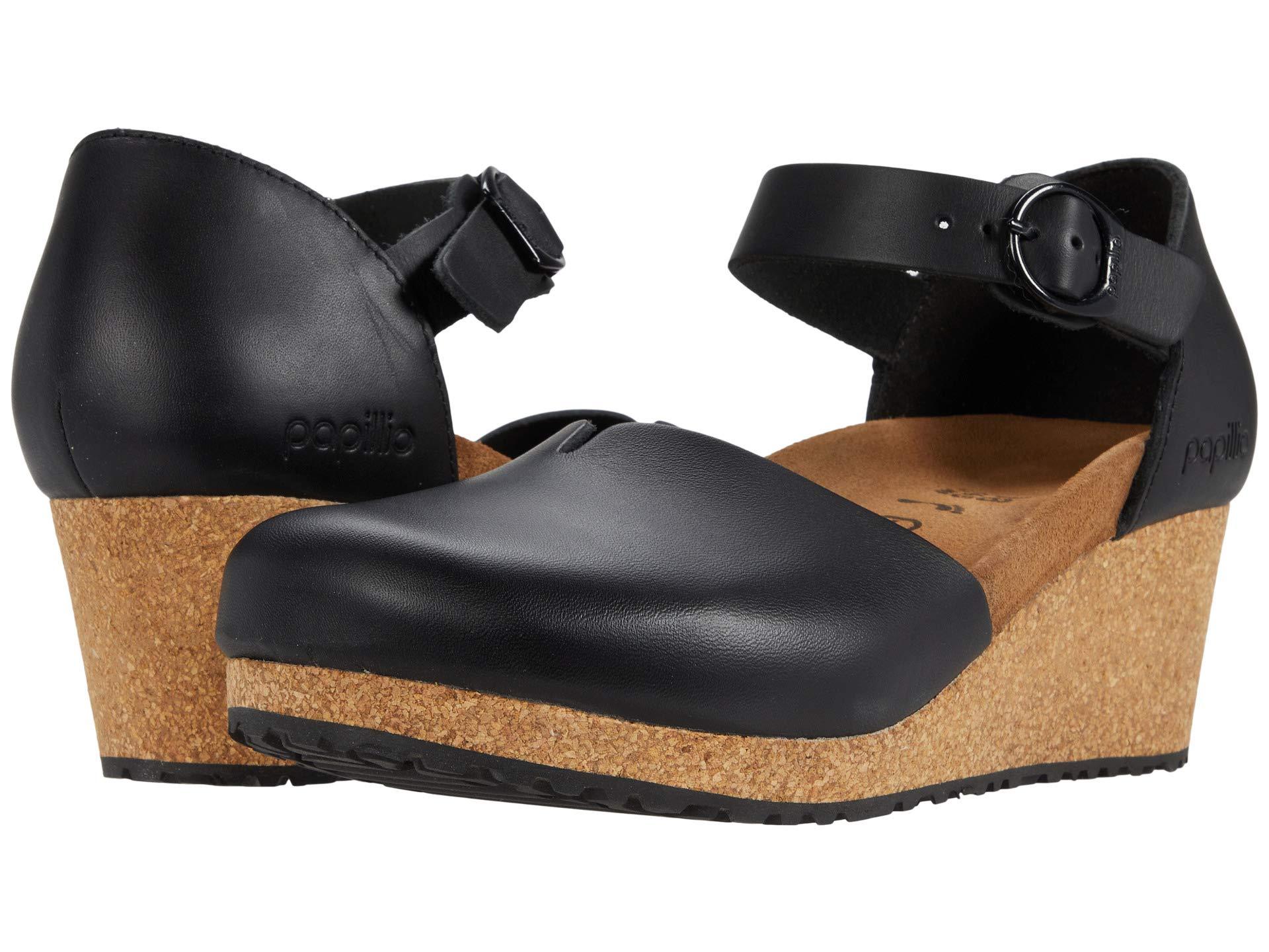 Birkenstock Leather Mary By Papillio in Black | Lyst