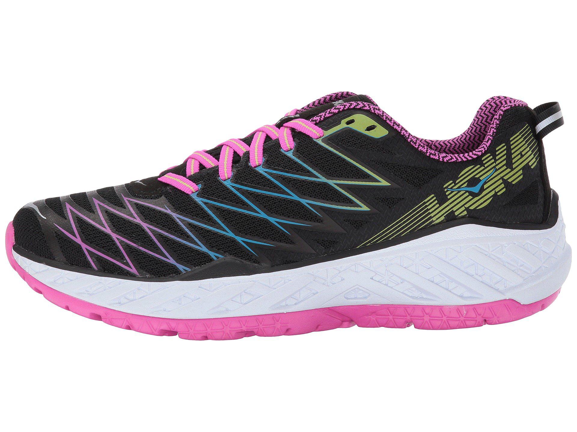 Hoka One One Clayton 2 (black/fuchsia/green Glow) Women�s