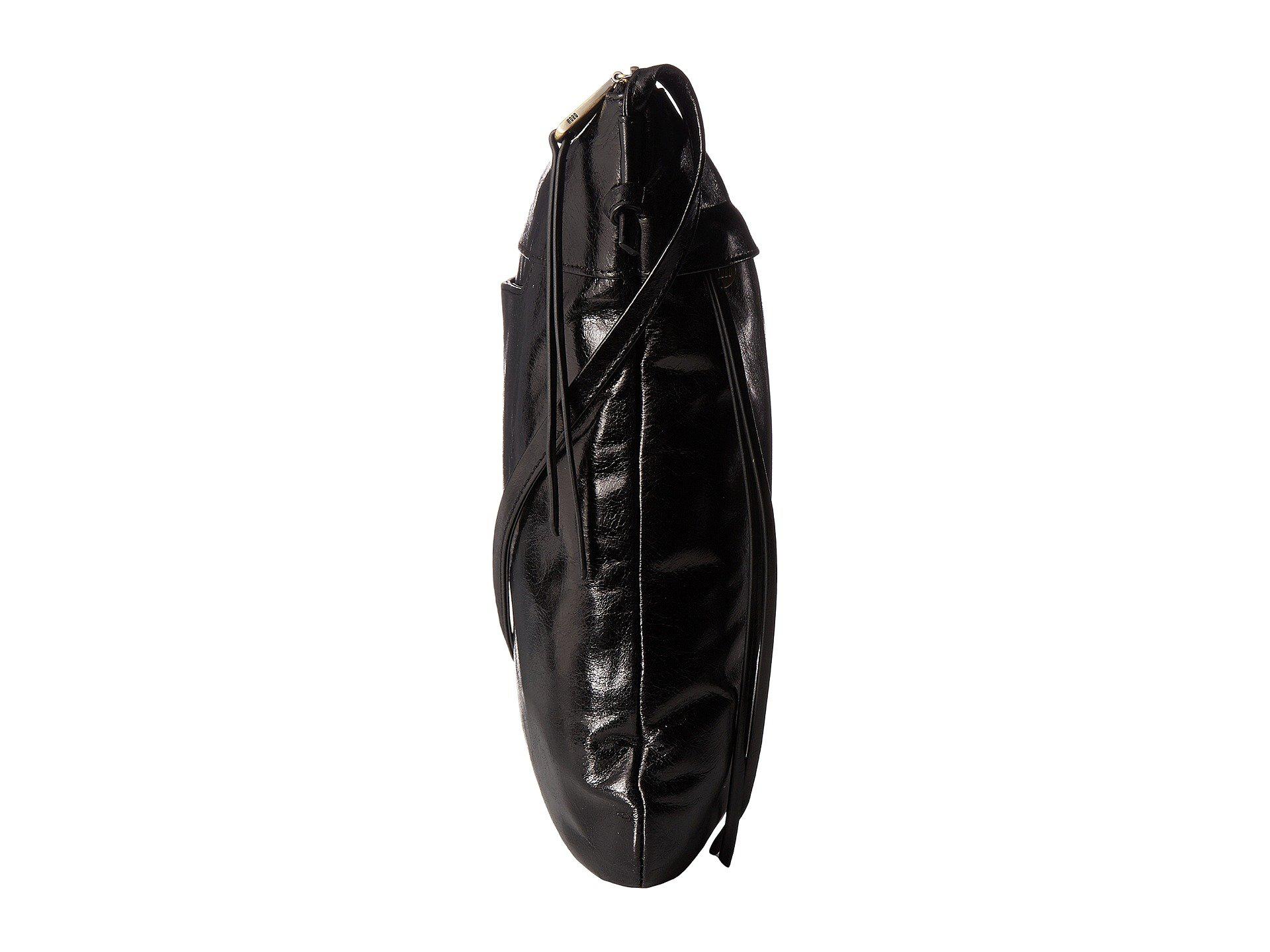 Hobo Leather Stark (black) Cross Body Handbags - Lyst