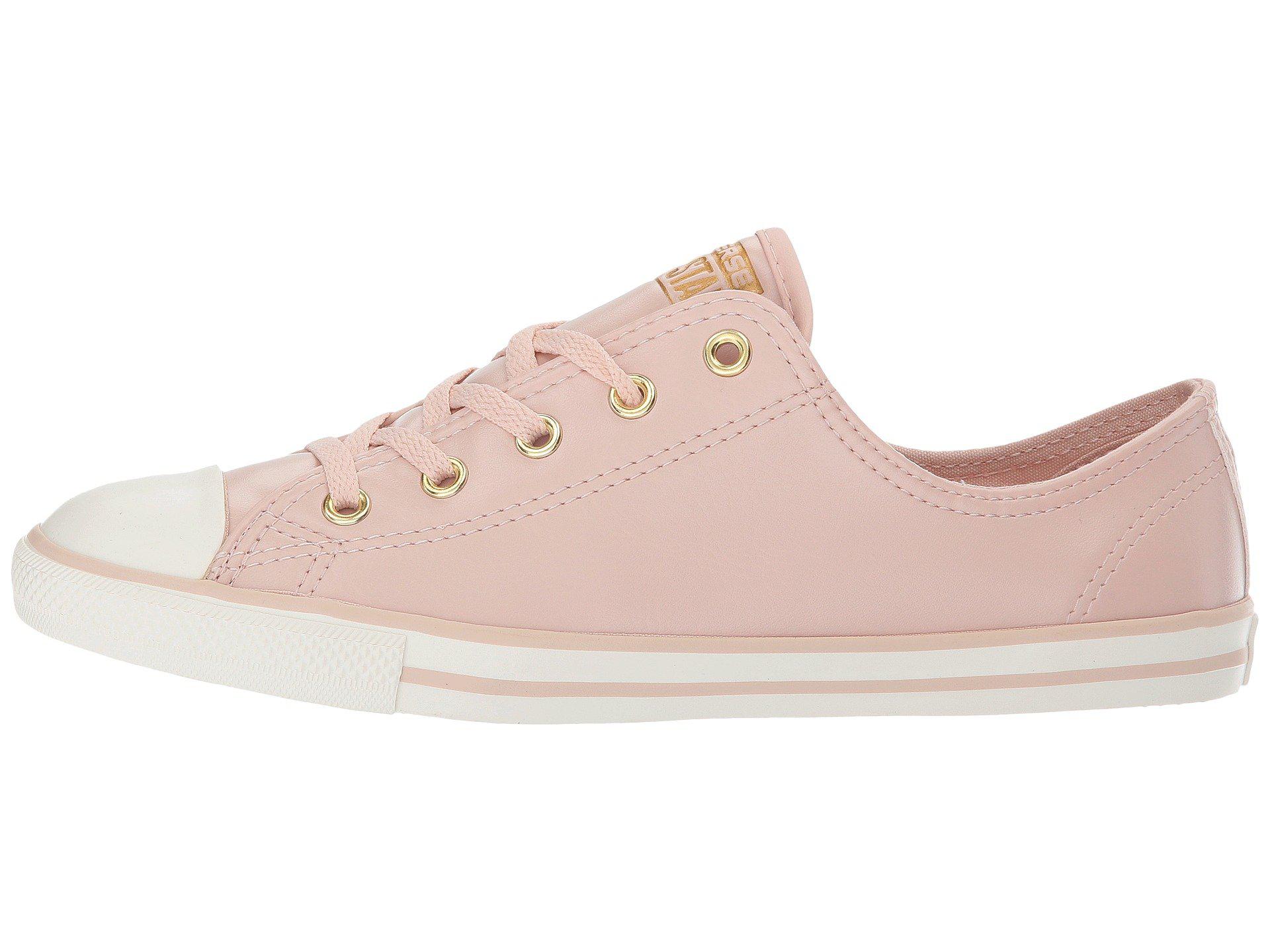 Converse Leather Chuck Taylor All Star Dainty - Ox Craft Sl in Pink | Lyst