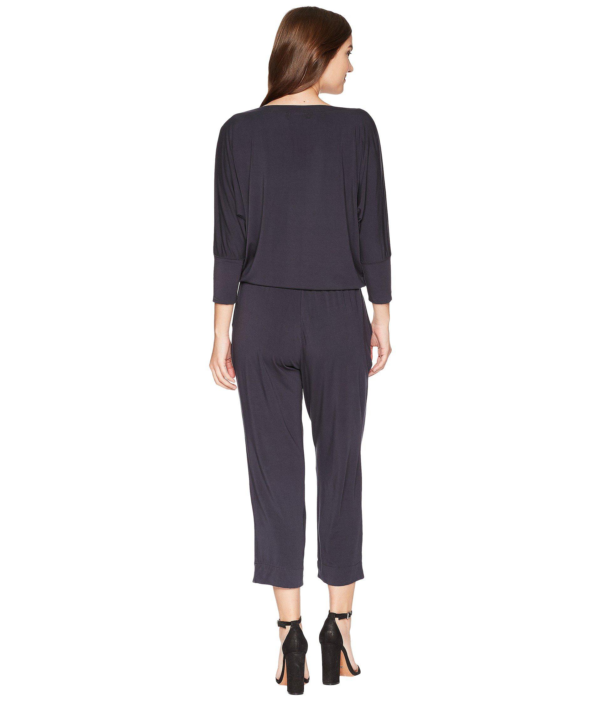 michael stars off the shoulder jumpsuit