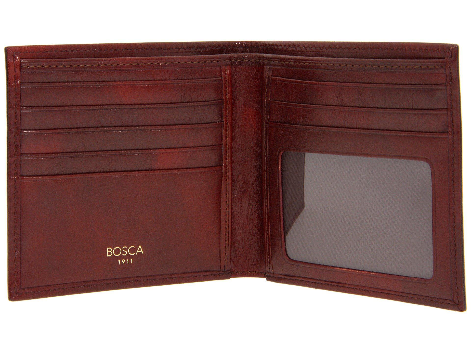 Bosca Old Leather Collection Id Hipster Wallet in Cognac Leather (Brown) for Men Lyst