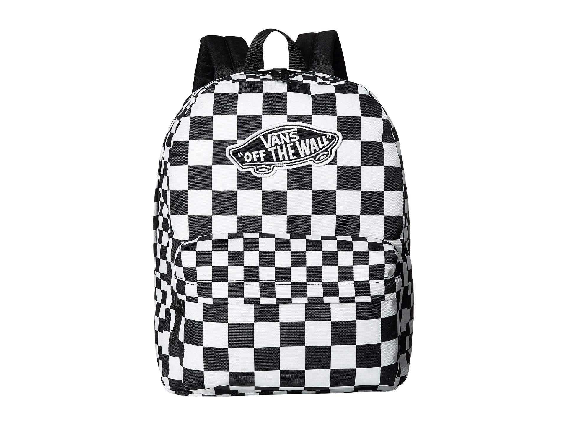 vans realm backpack black desert rose