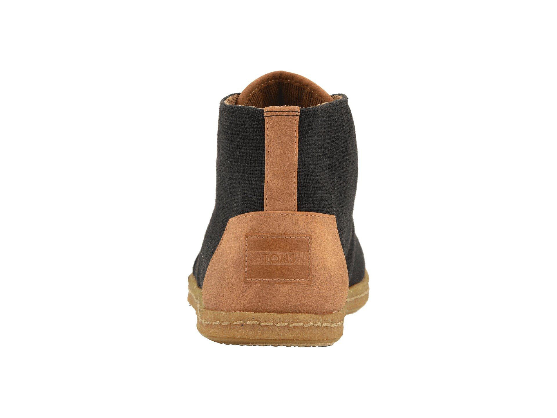 black heritage canvas mens bota boot