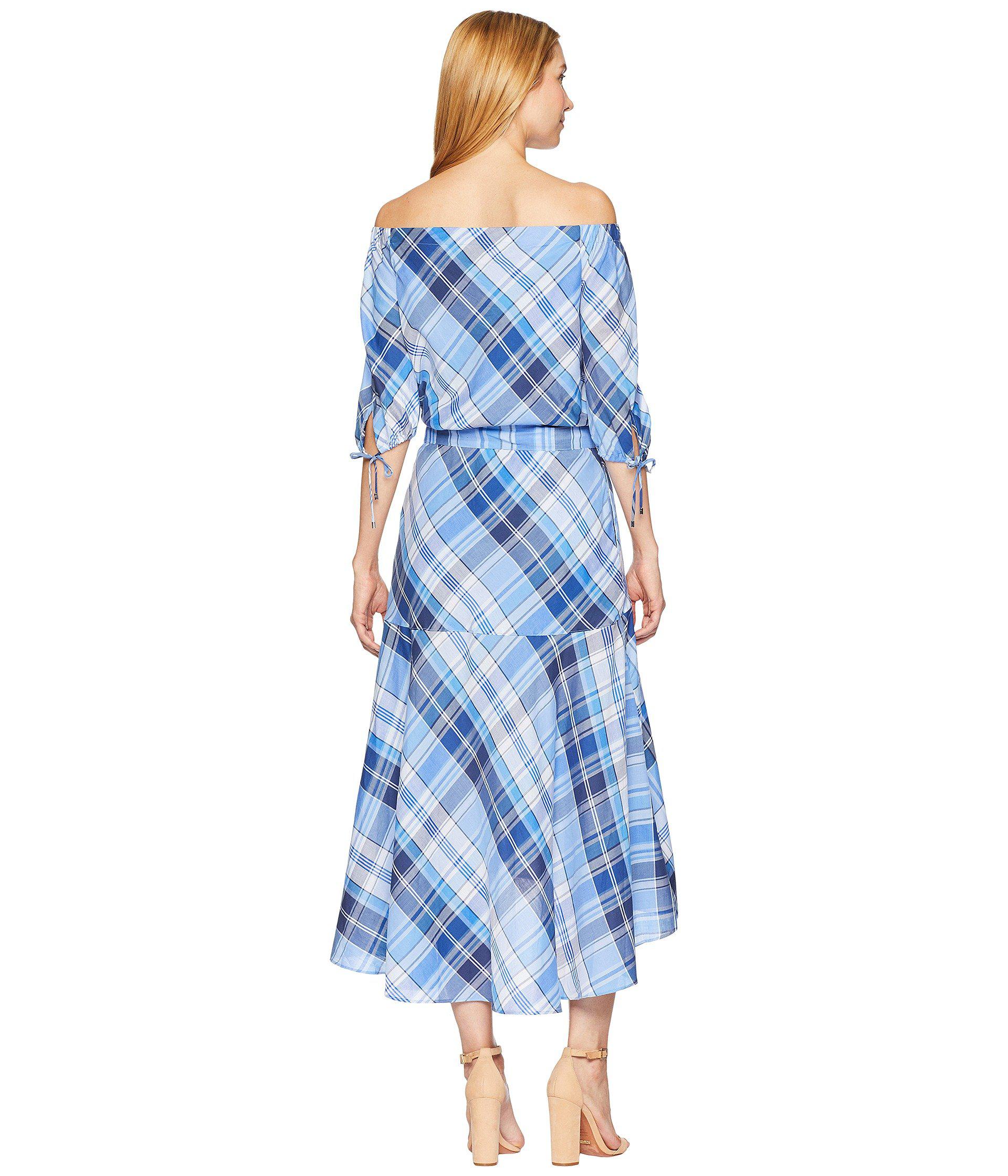 ralph lauren off the shoulder dress