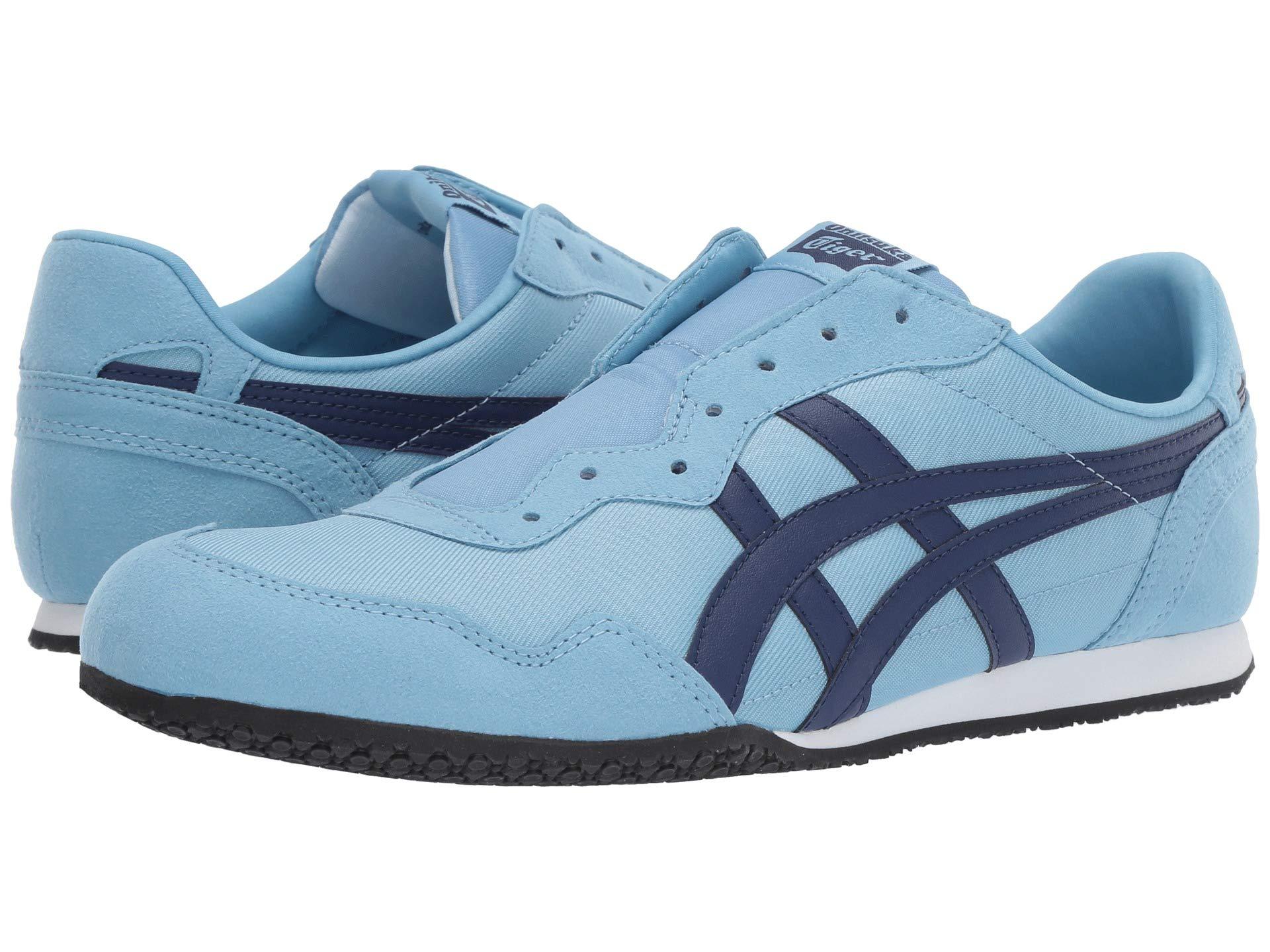 Onitsuka Tiger Serrano Slip-on (white/black) Classic Shoes in Blue for Men  | Lyst