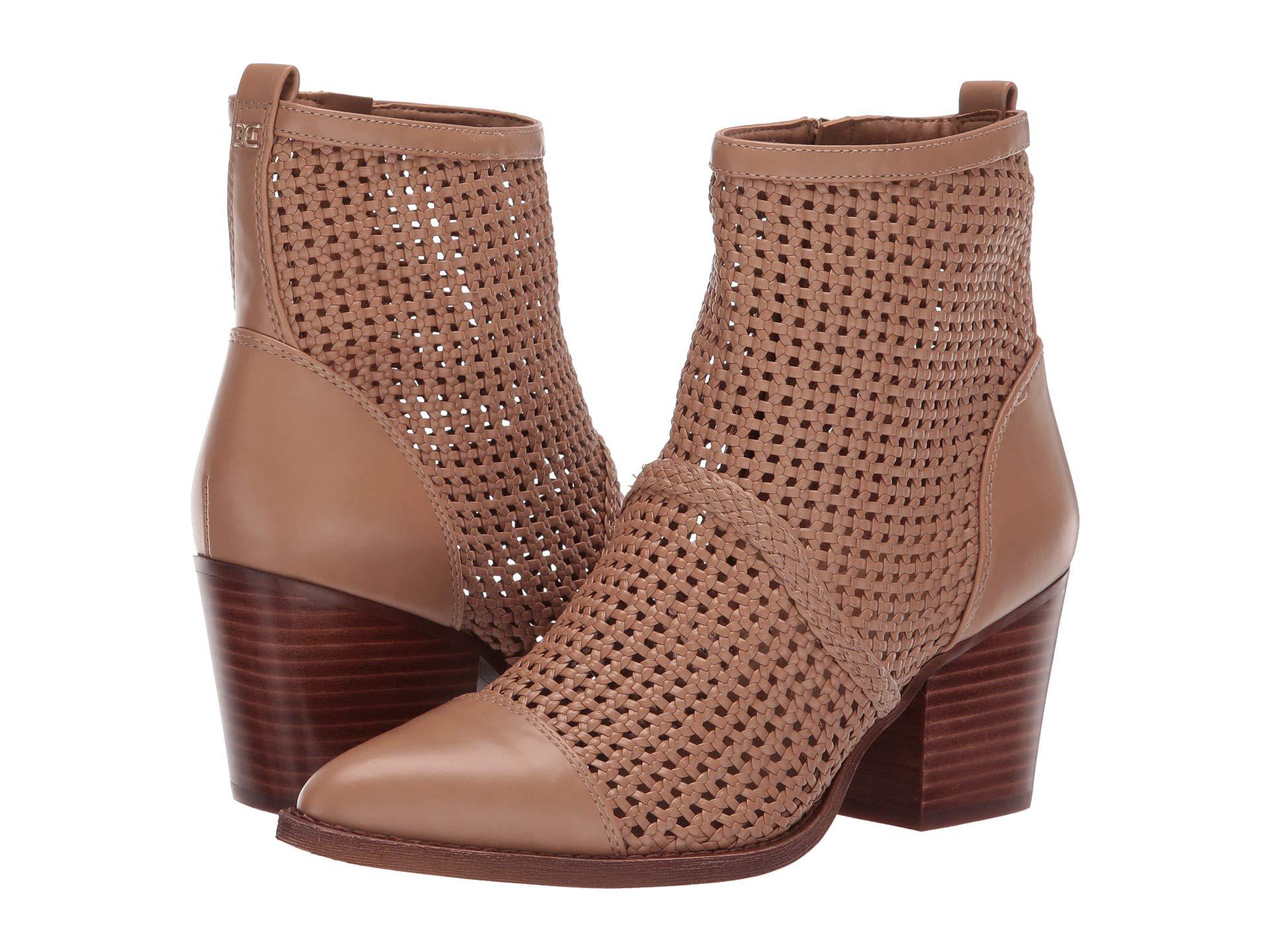 elita woven cap toe bootie