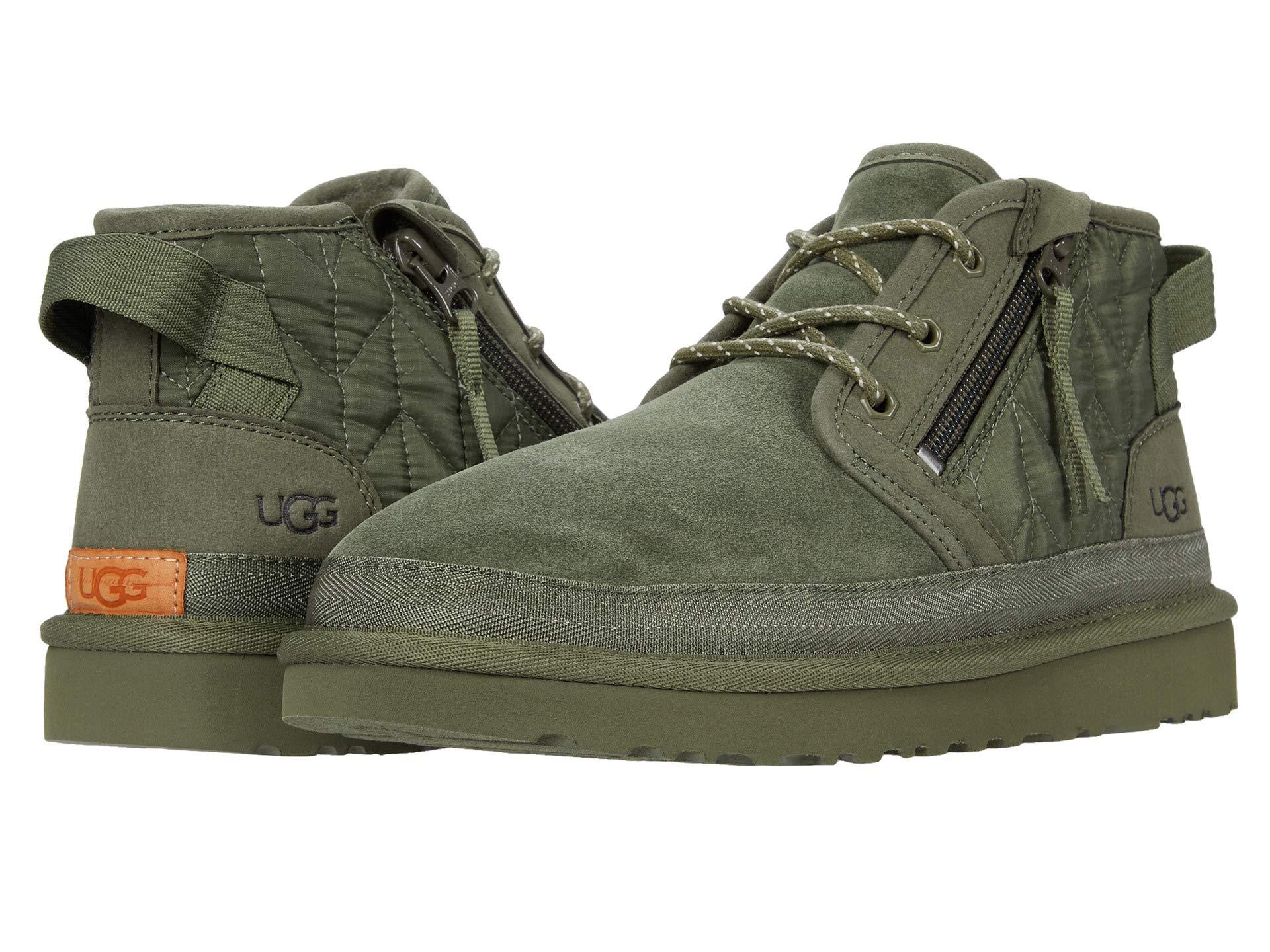 UGG Neumel Zip Quilting in Green for Men | Lyst