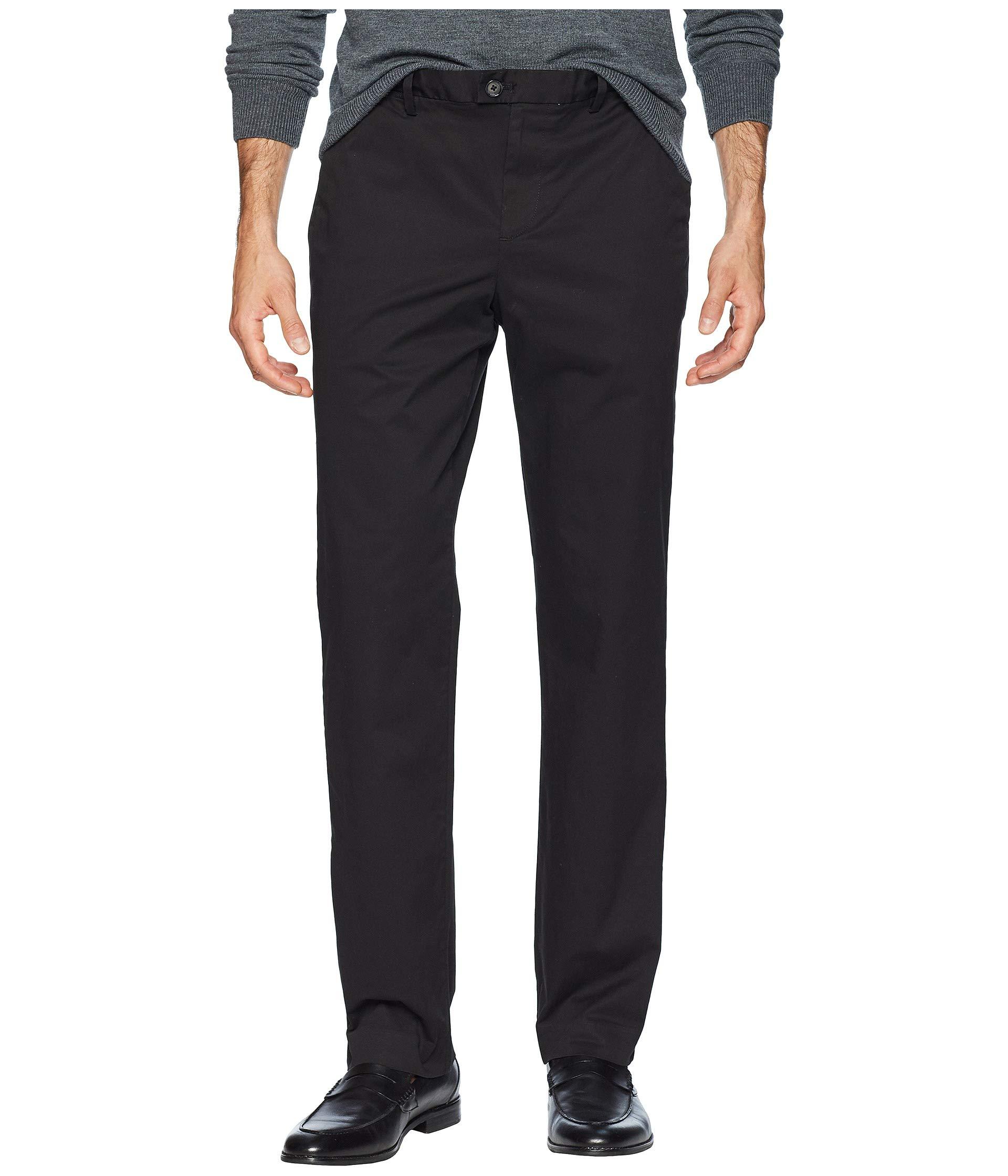 Calvin Klein Cotton The Refined Stretch Chino in Black for Men - Lyst