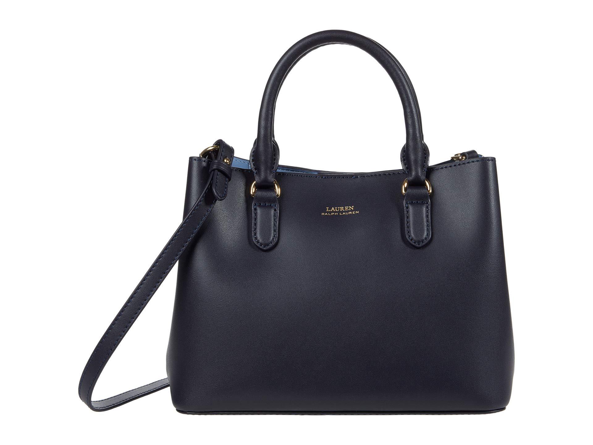 Lauren by Ralph Lauren Synthetic Marcy Ii Satchel in Navy (Blue) Lyst