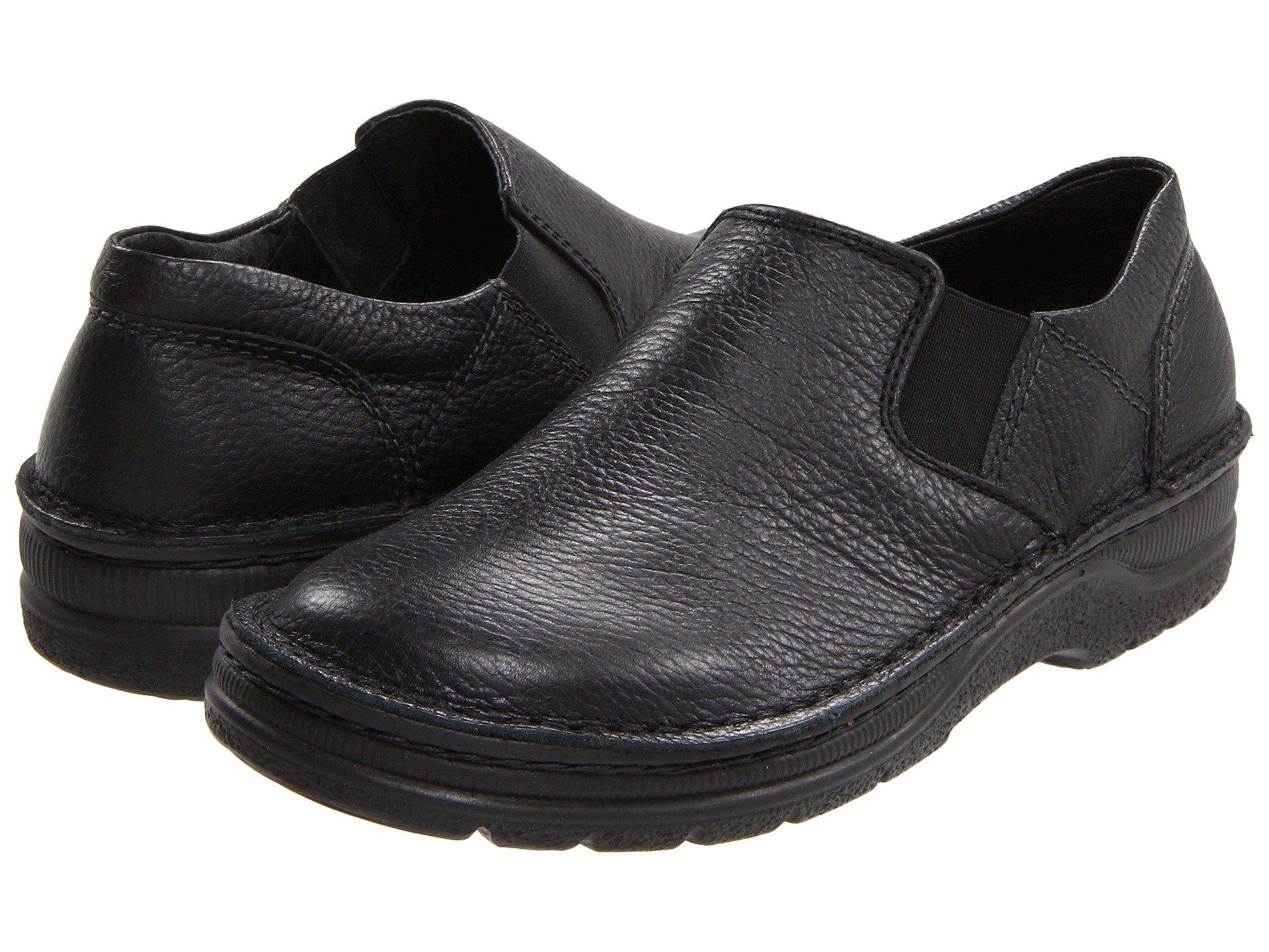 Lyst Naot Eiger (black Textured Leather) Men's Slip On Shoes in Black
