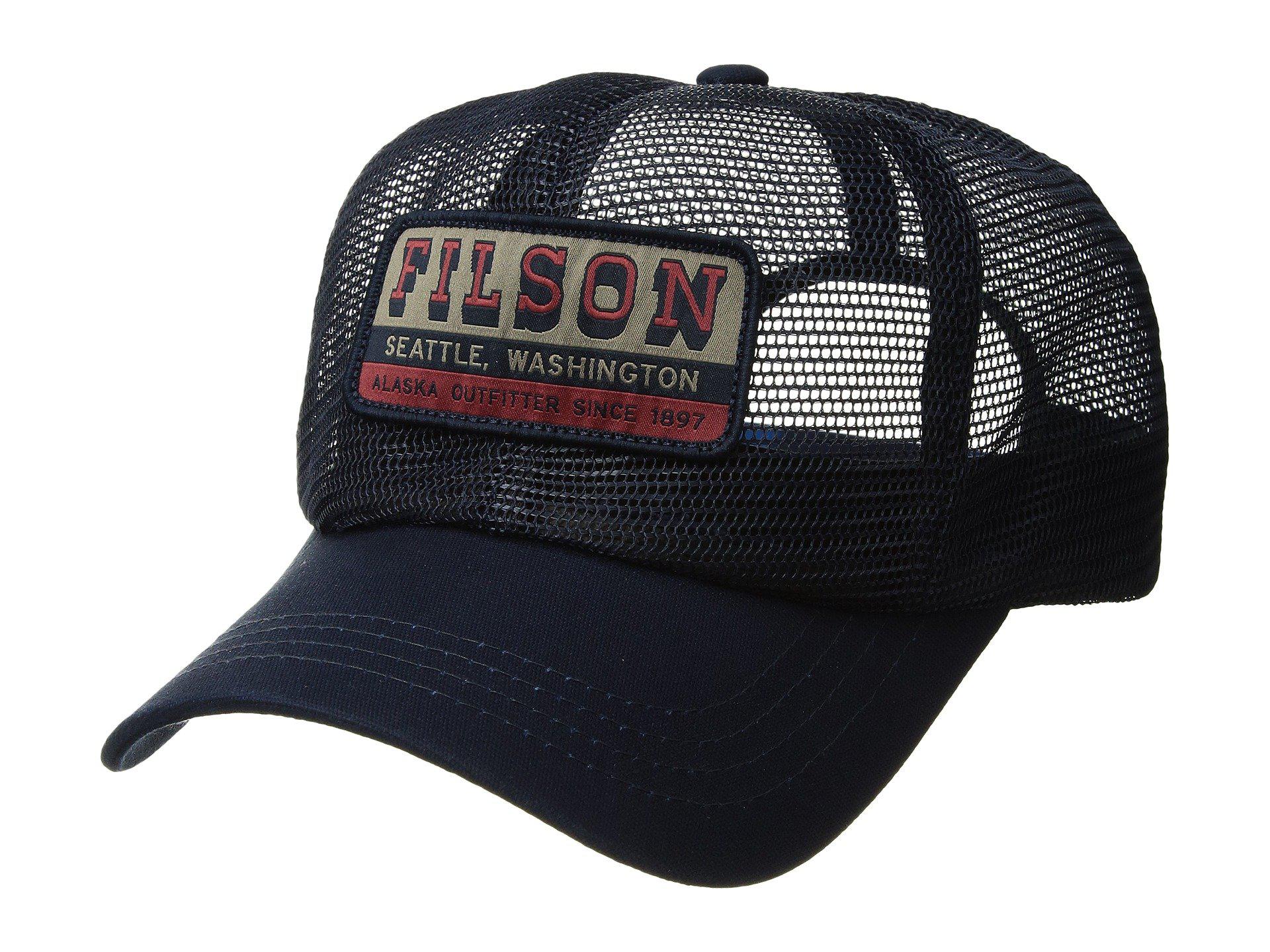 Filson Irondale Mesh Cap (navy) Caps in Blue for Men | Lyst