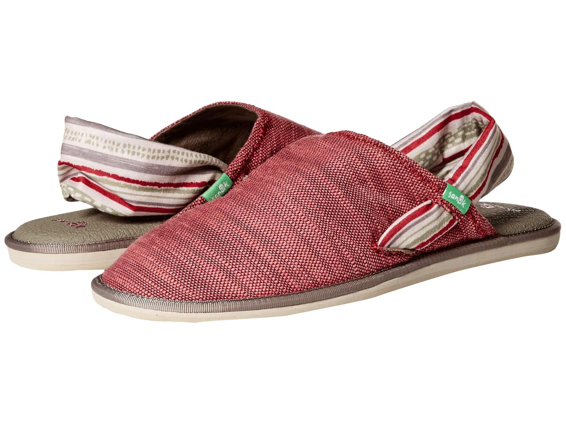 Sanuk Rubber Yoga Sling Cruz Print in Red - Lyst