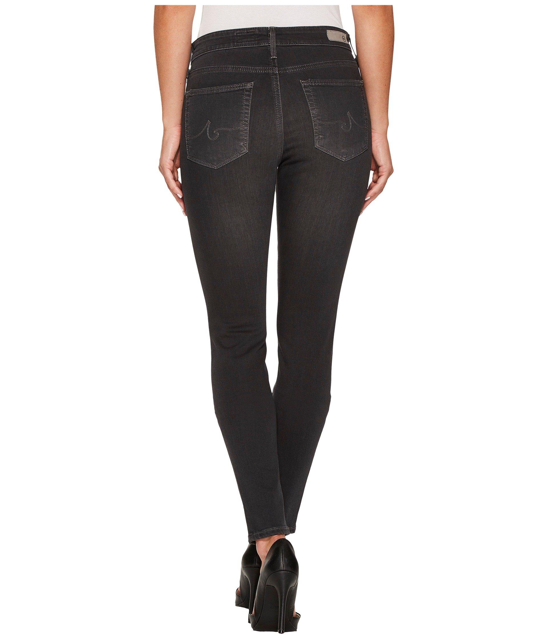 ag farrah high rise skinny jeans in grey mist
