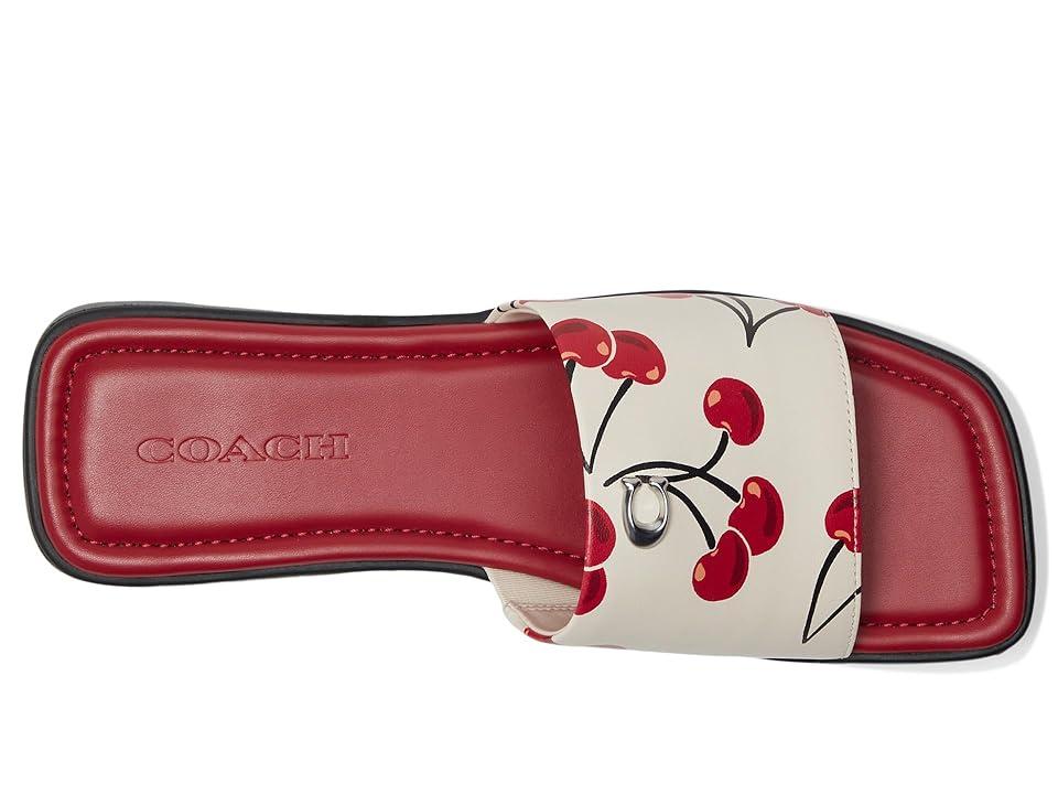 コーチ Florence Sandal With Cherry Print COACH® | Florence Sandal With Cherry Print