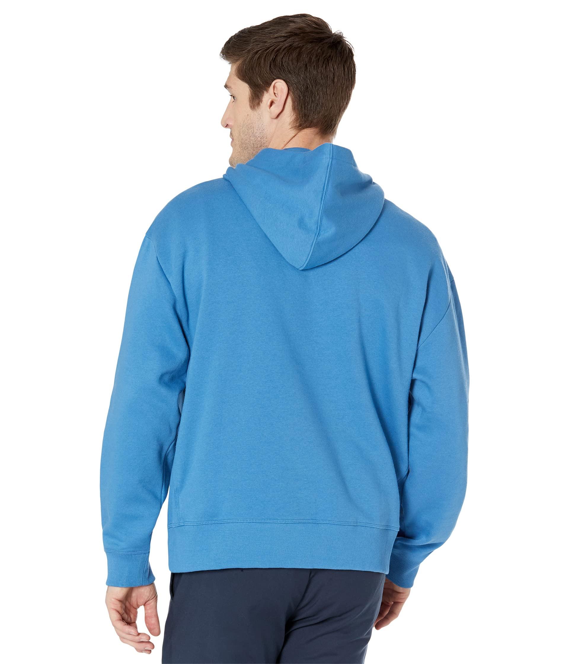 Calvin Klein Long Sleeve Archive Logo Fleece Pullover Hoodie in Blue for  Men | Lyst