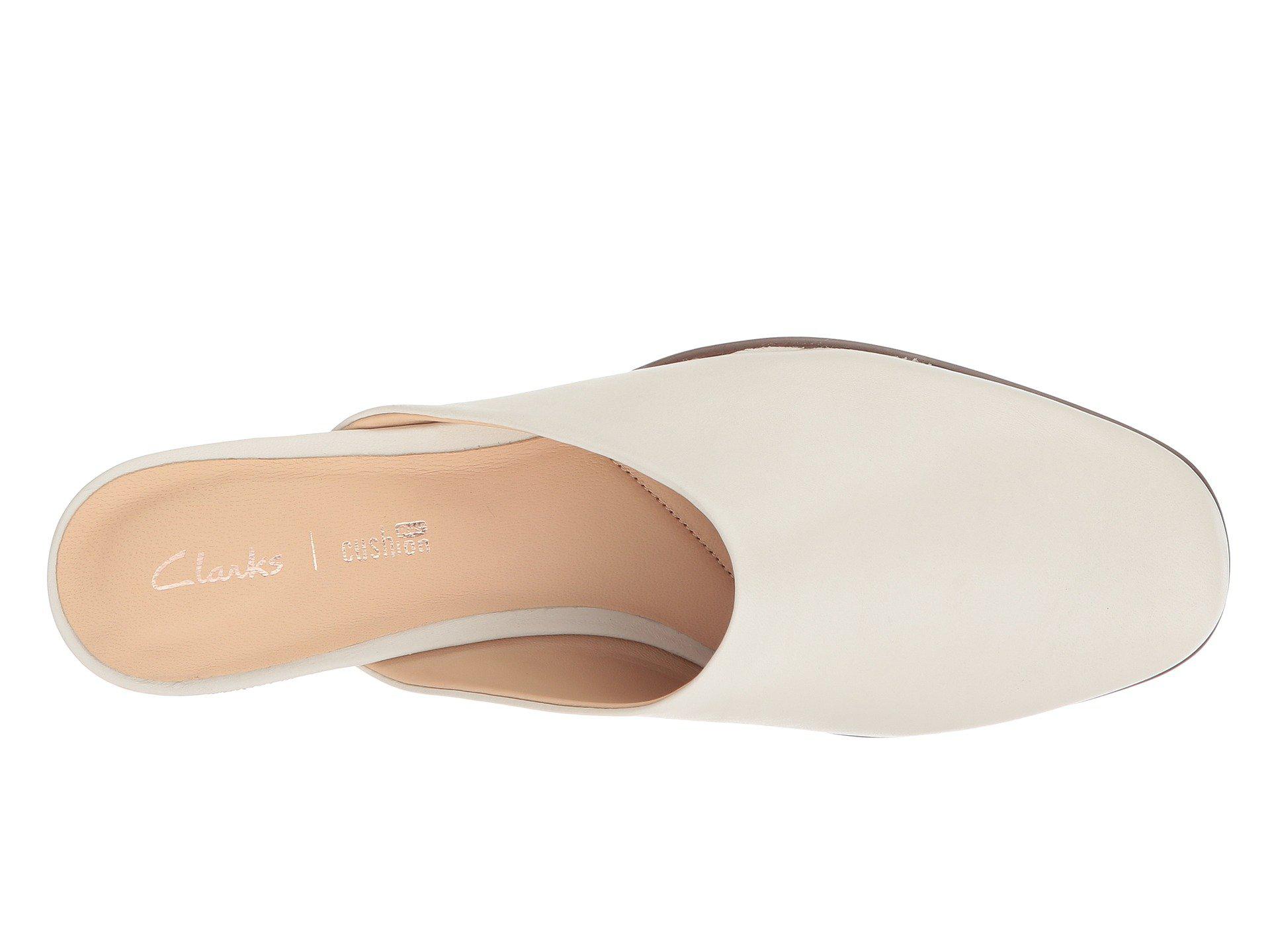 Clarks Leather Pure Blush in White 
