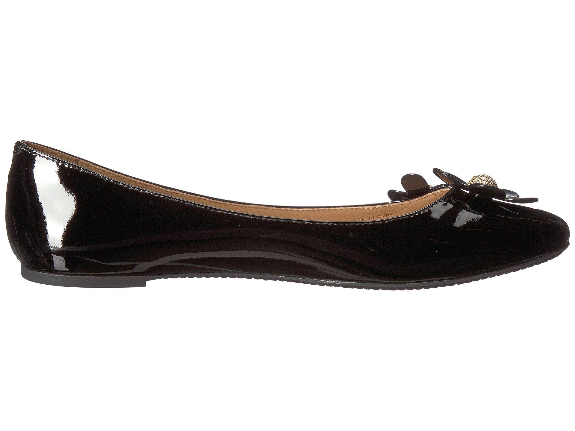 Marc Jacobs Leather Daisy Ballerina Flat in Black - Lyst