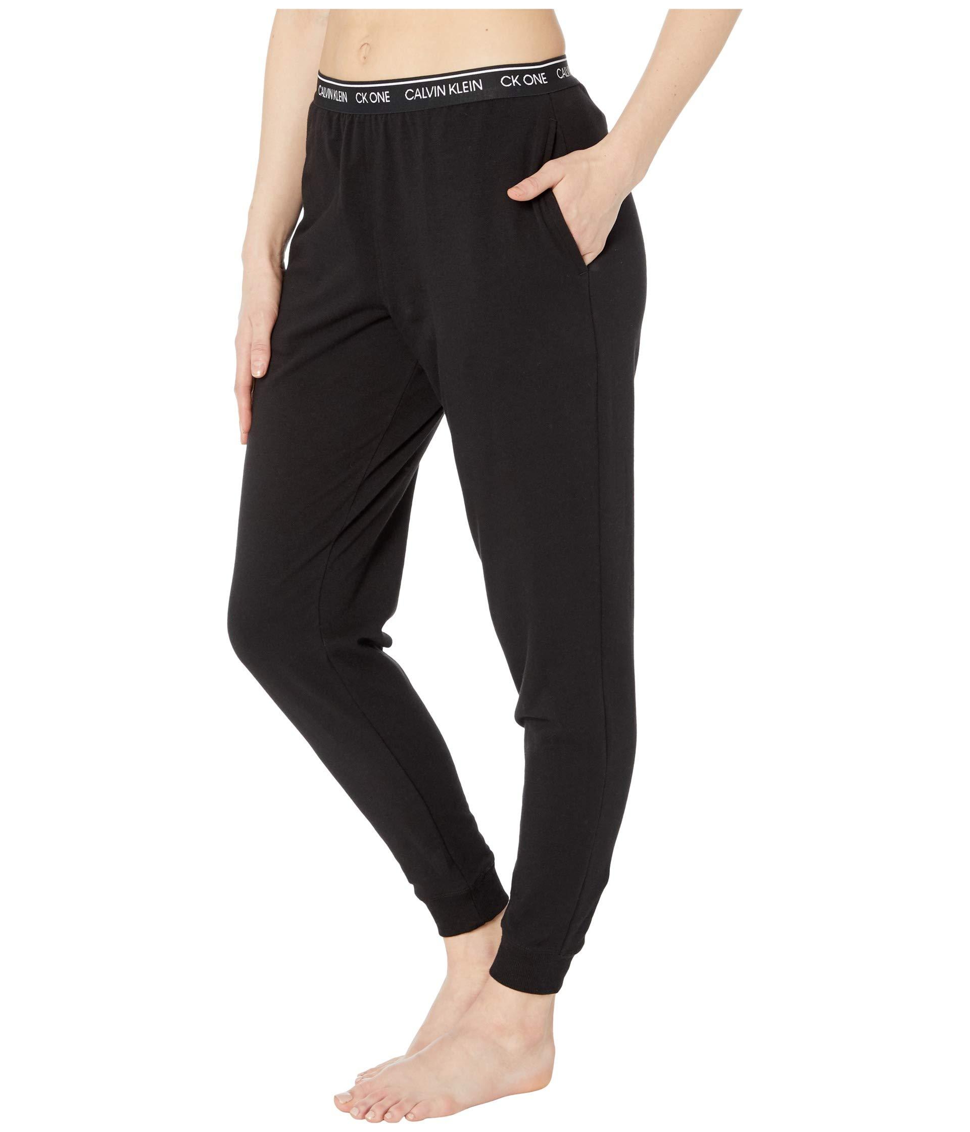 ck one basic french terry joggers