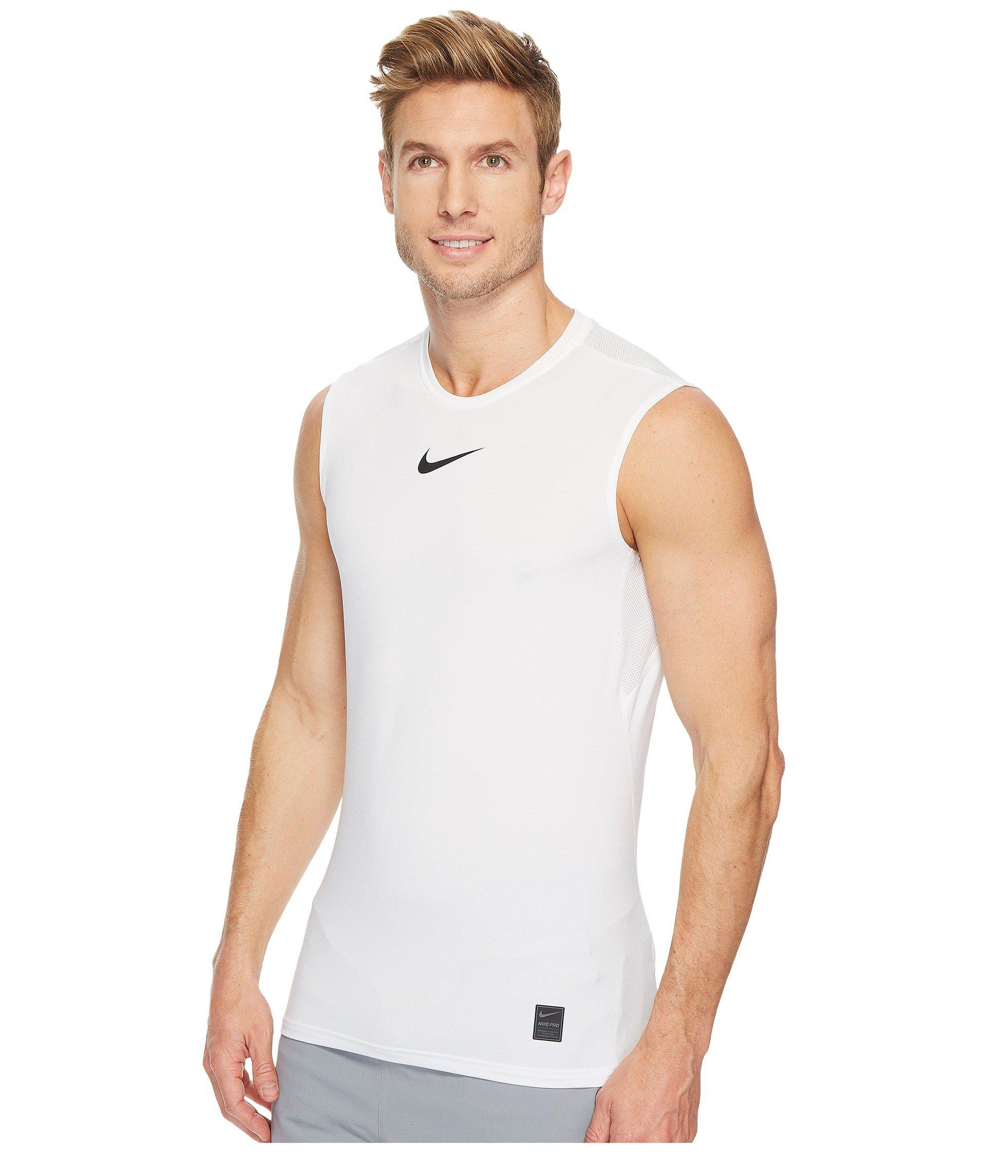 nike pro men's sleeveless training top