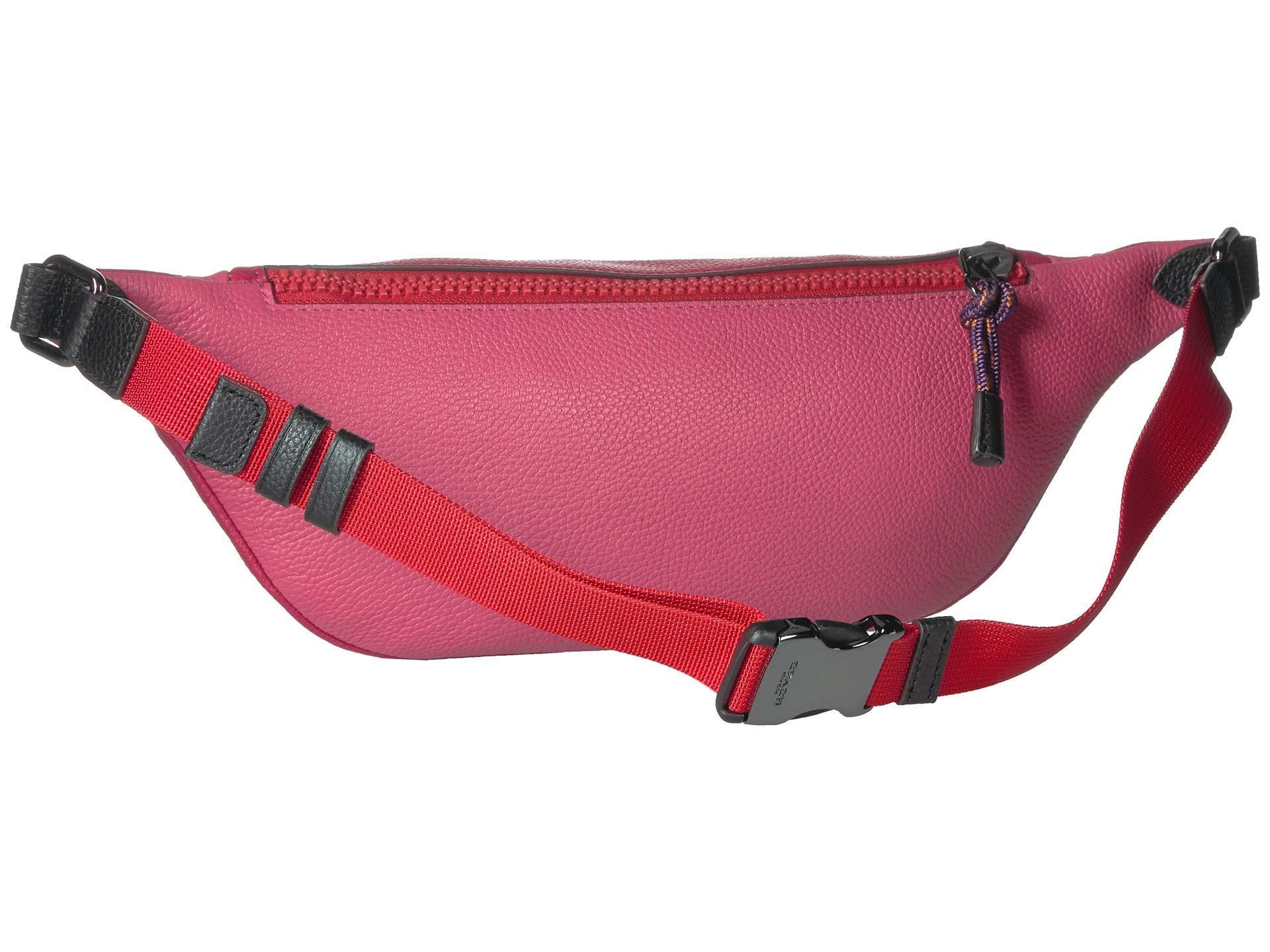 pink coach fanny pack
