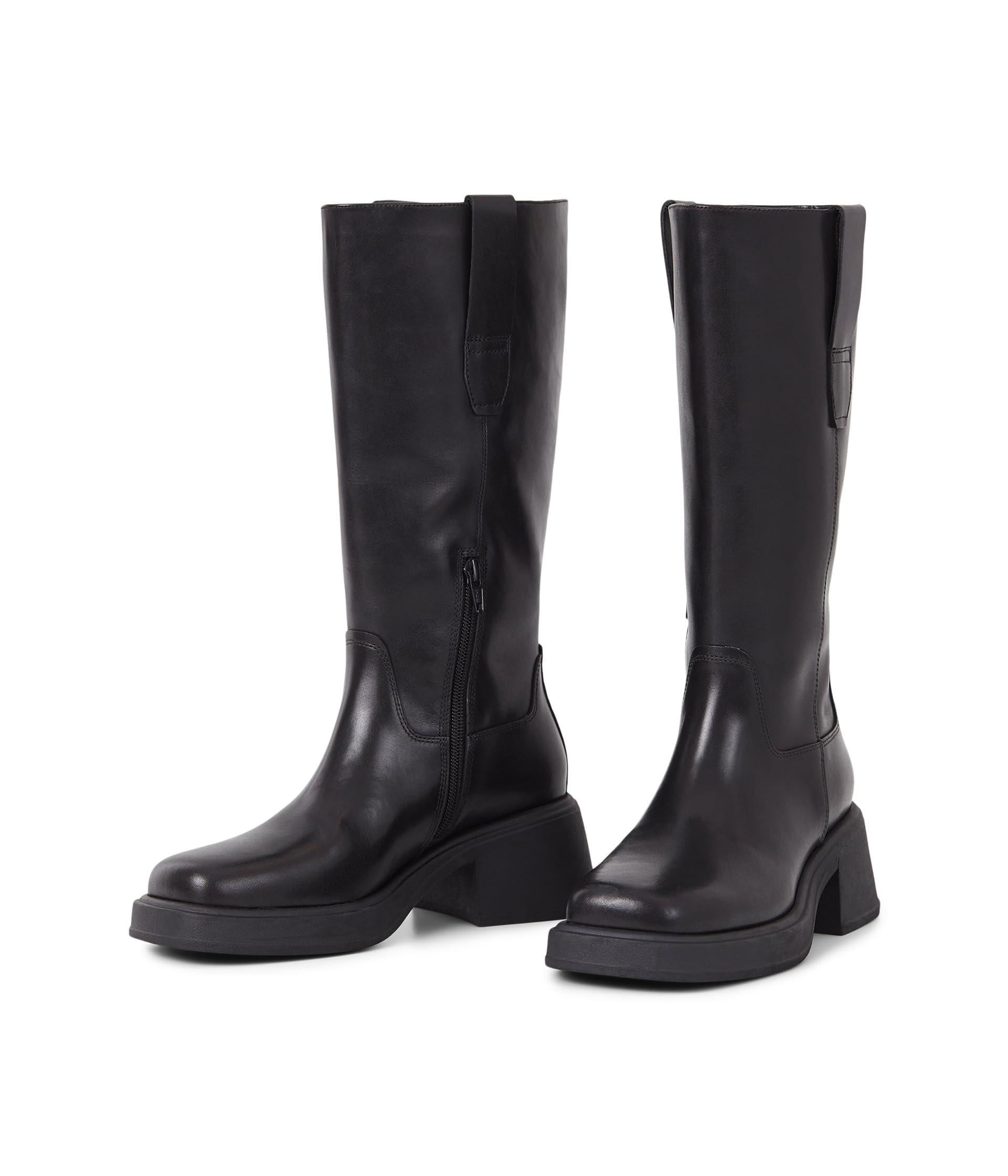 Vagabond Shoemakers Dorah Leather Riding Boot in Black Lyst