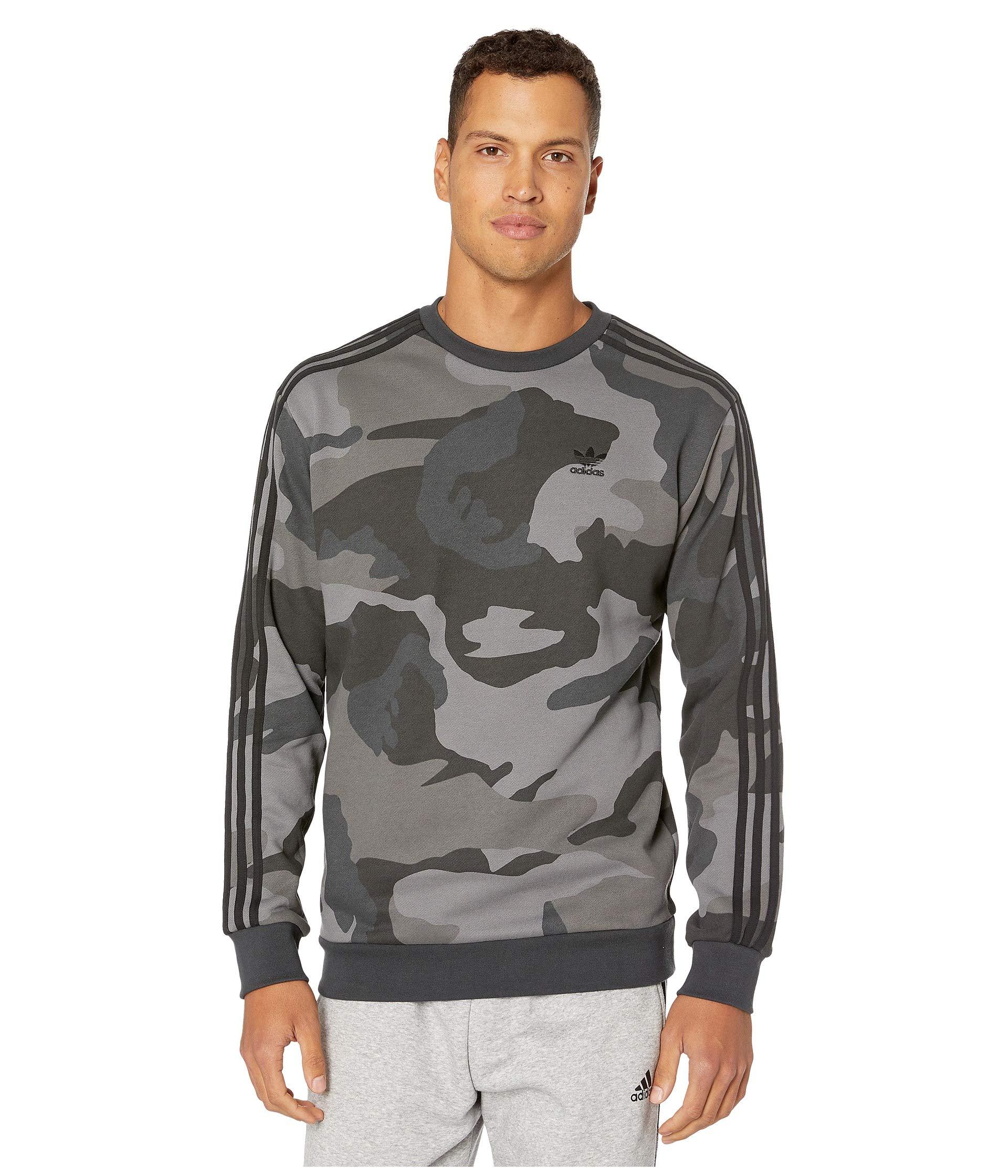 adidas camo crew sweatshirt