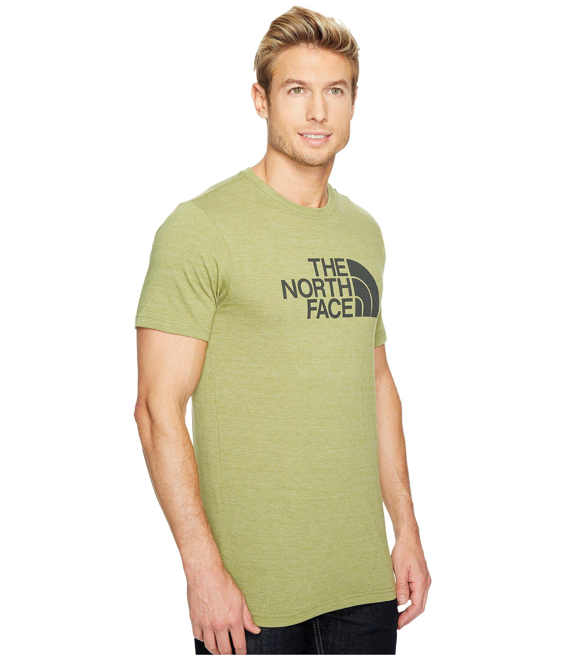 The North Face Synthetic Short Sleeve Half Dome Tri-blend Tee in Green ...