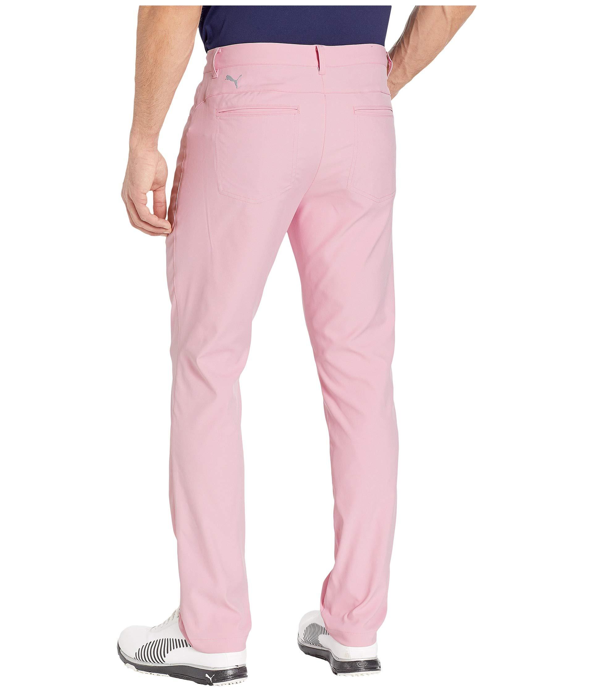 puma pink golf pants