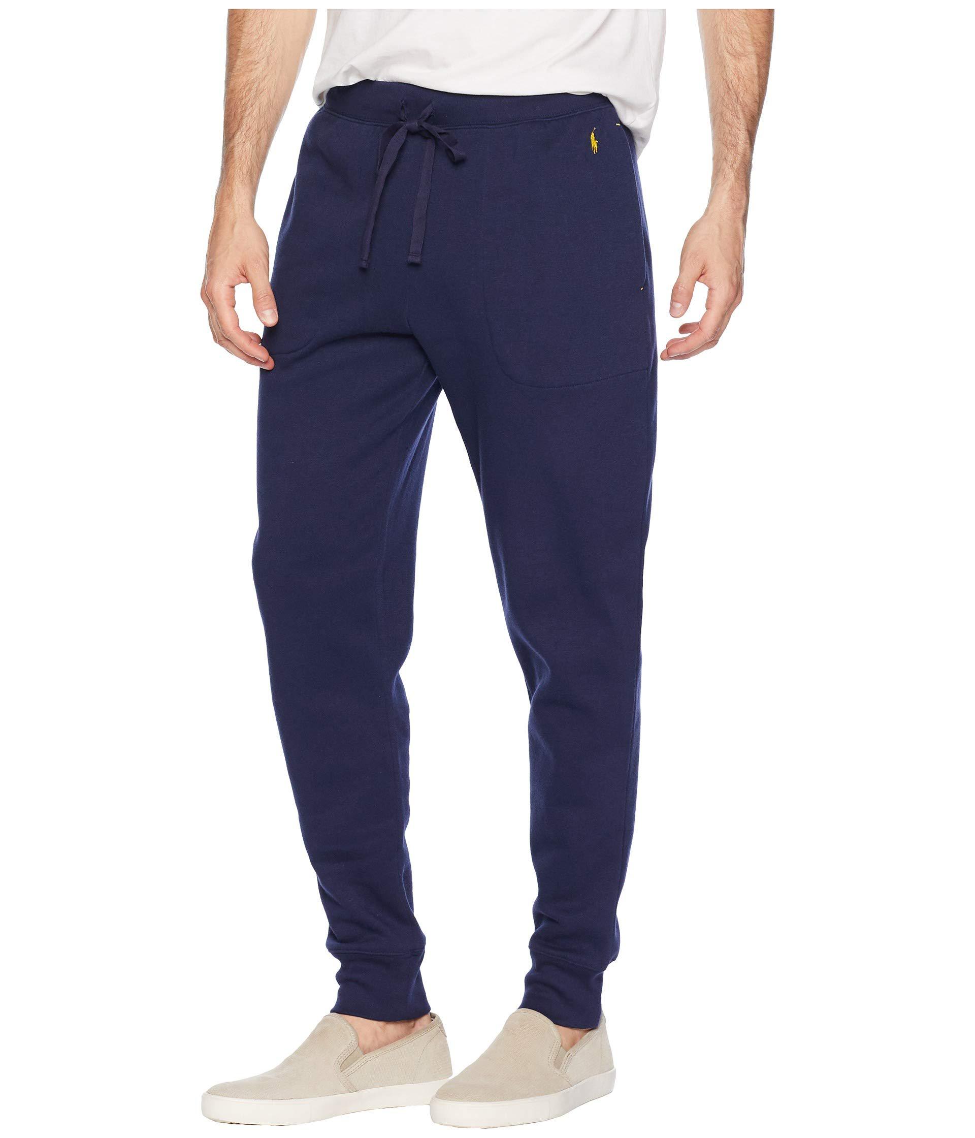 polo brushed jersey fleece jogger