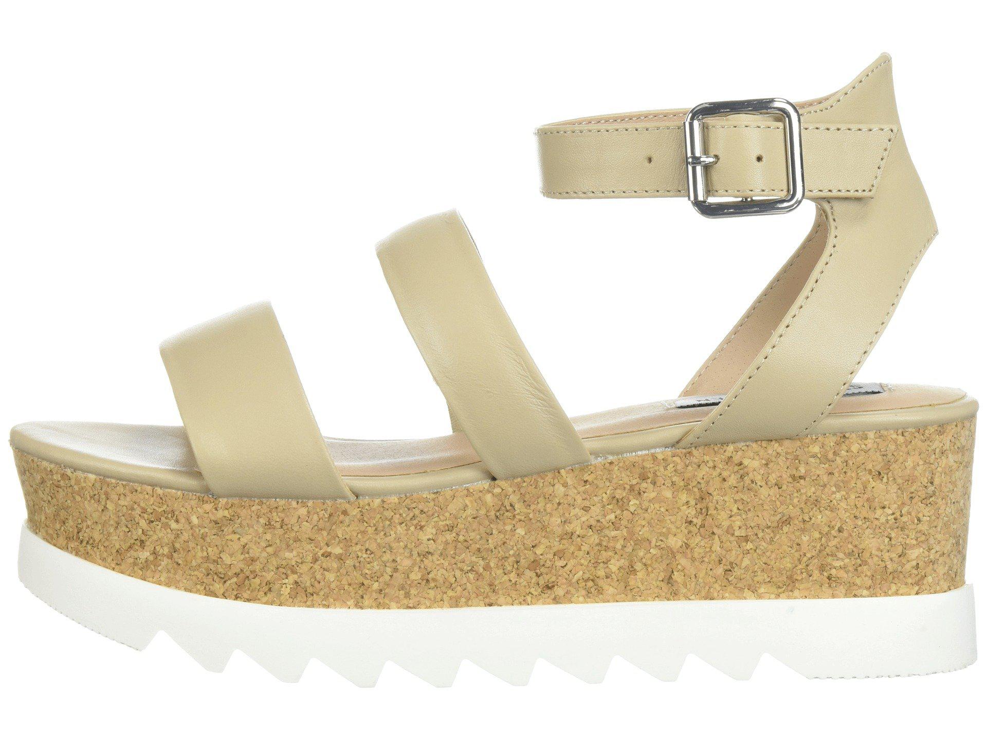 steve madden kirsten cork platform wedge sandal