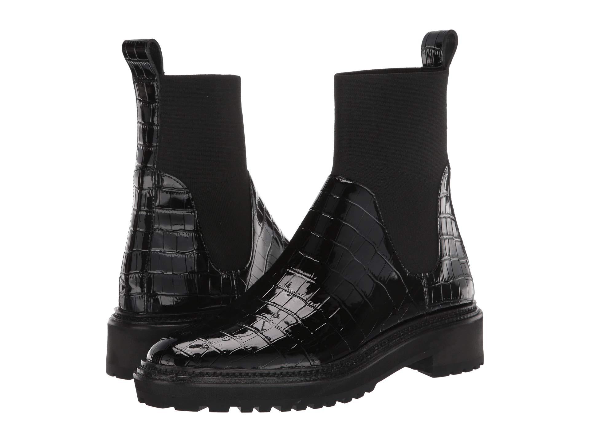 Loeffler Randall Leather Bridget Chelsea Combat Boot in Black - Save 25% - Lyst