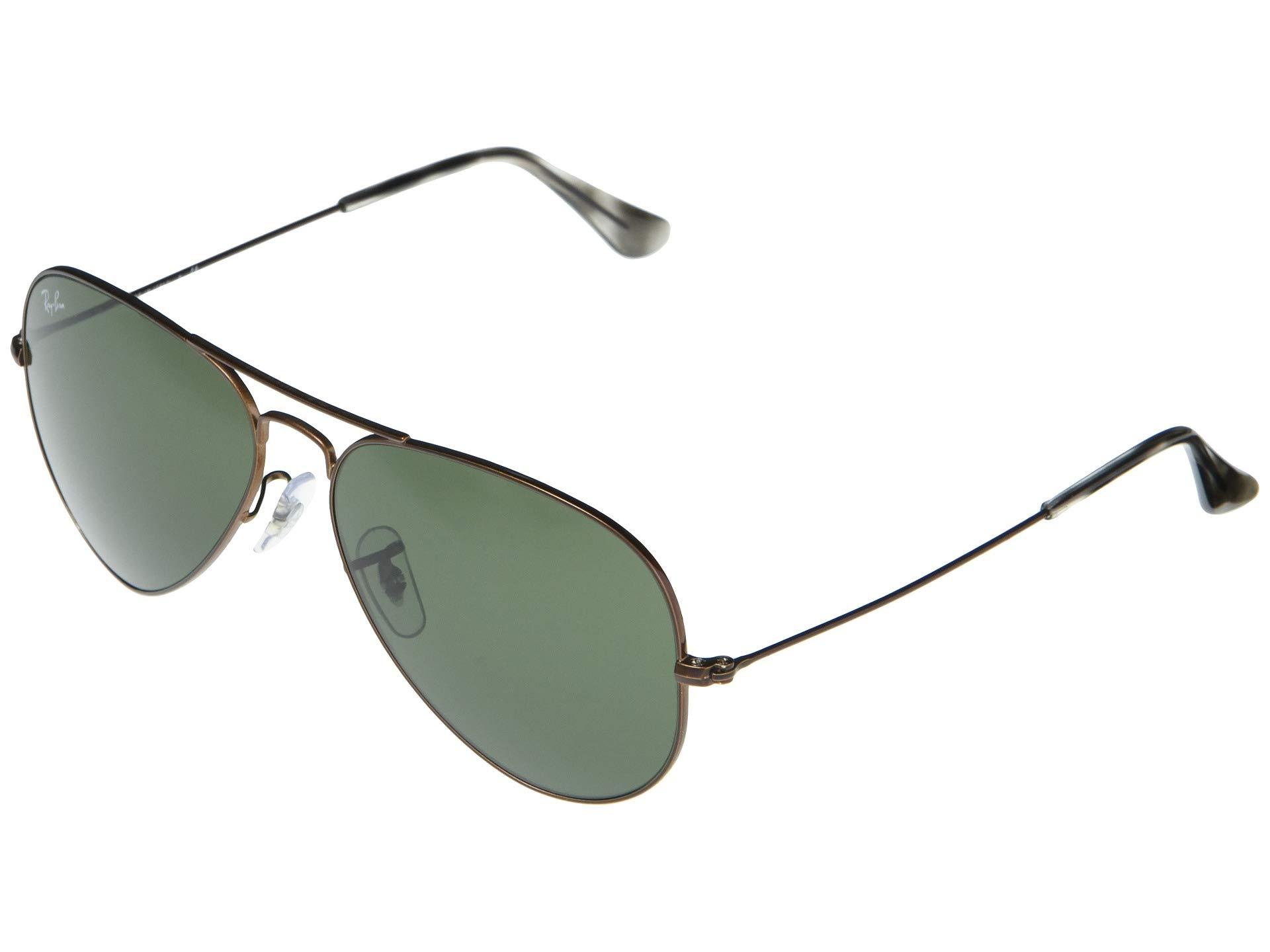 rb3025 aviator metal sunglasses