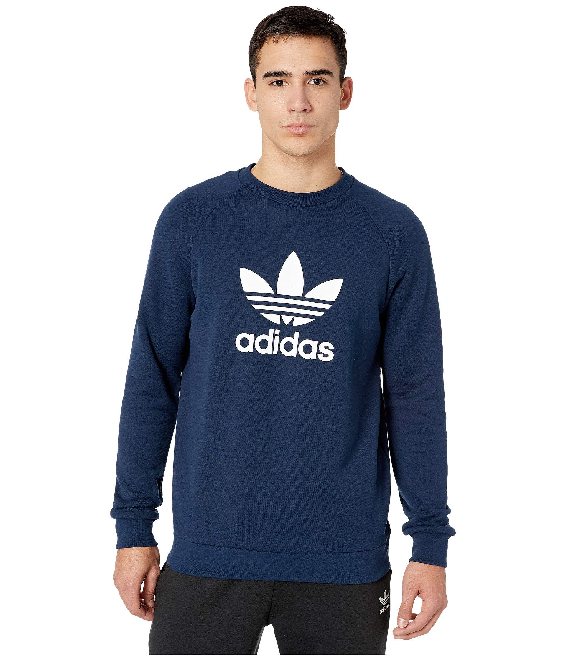 adidas originals men's trefoil crewneck sweatshirt