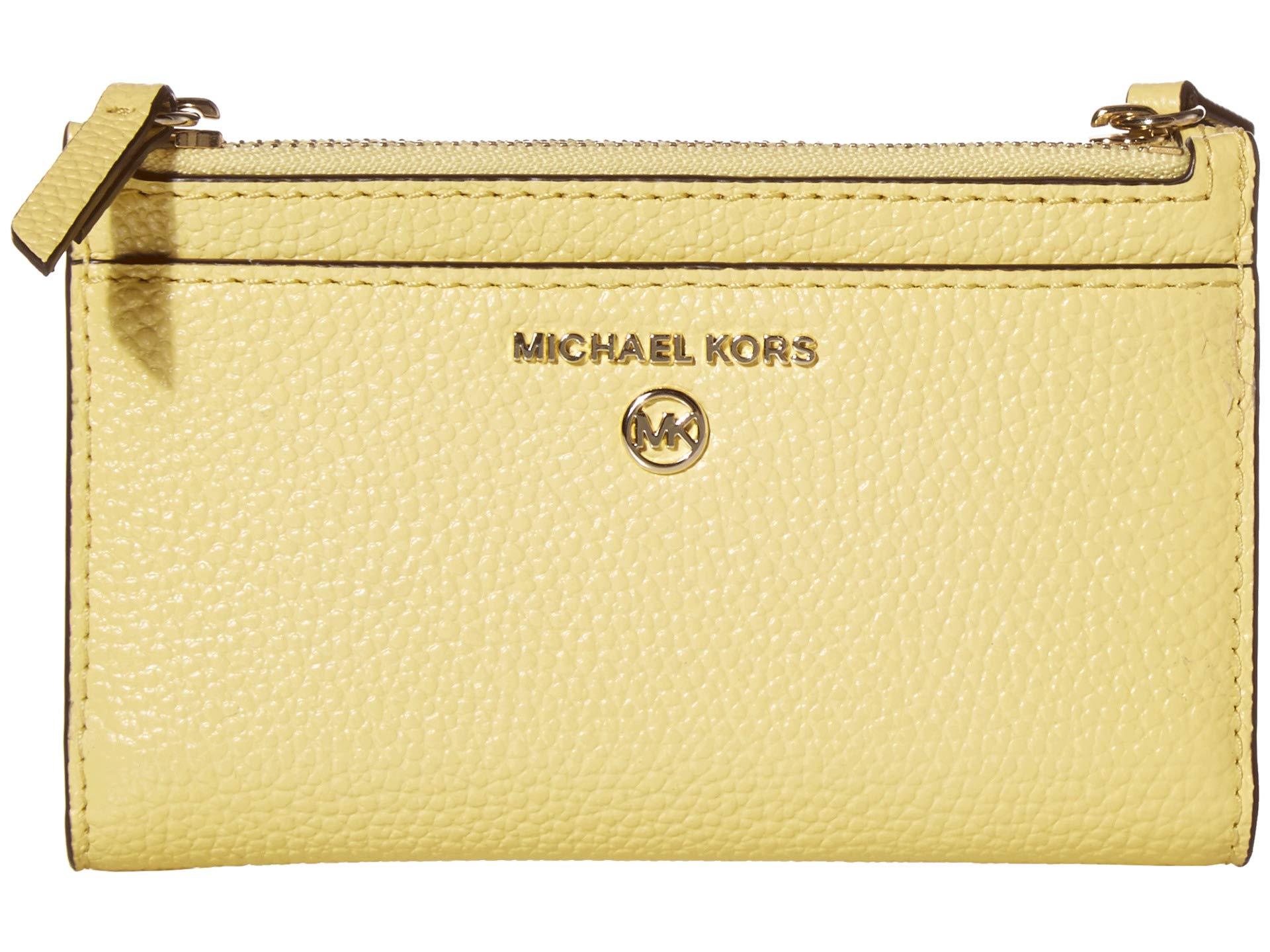 MICHAEL Michael Kors Jet Set Charm Small Double Zip Card Case in Natural |  Lyst