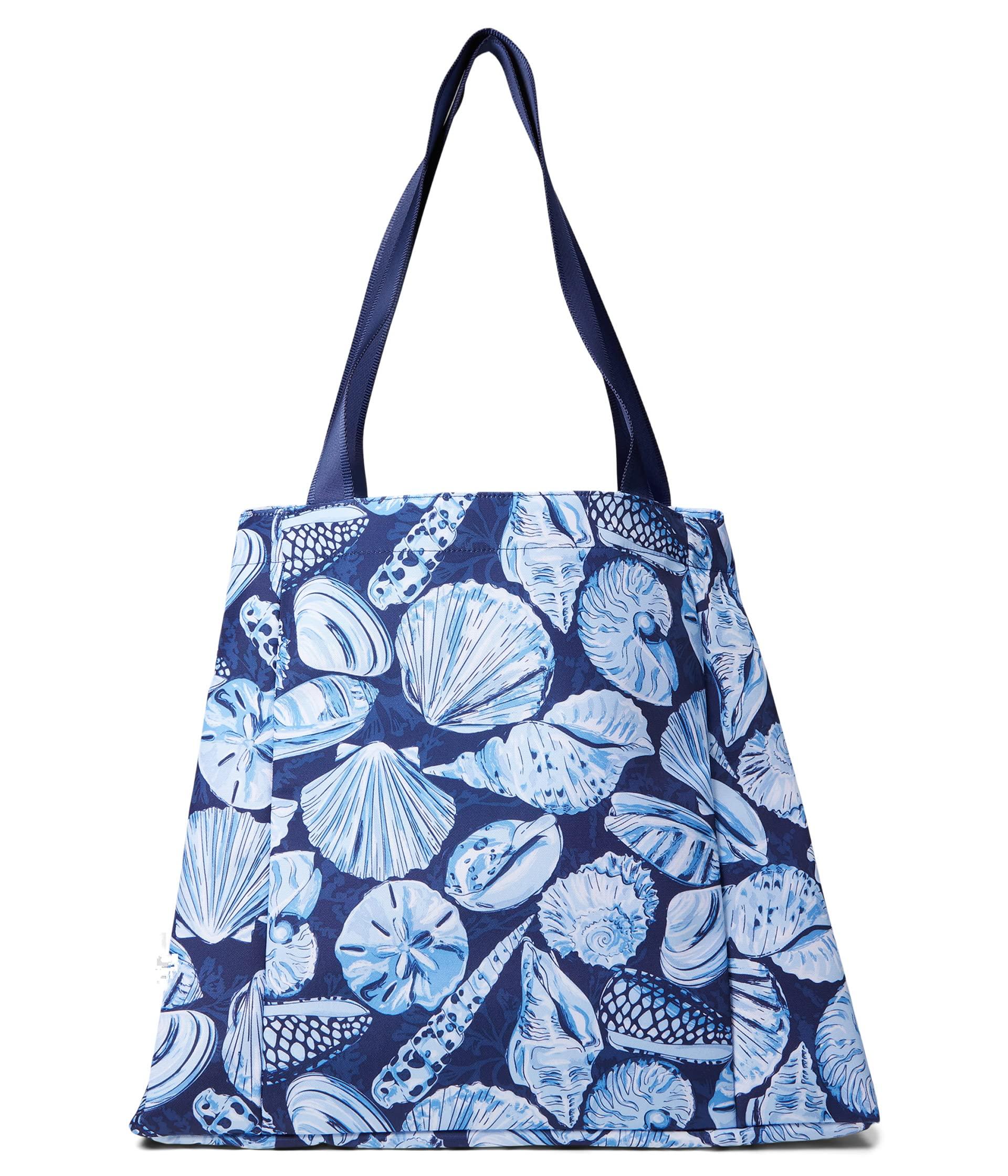 Vera Bradley Recycled Lighten Up Reactive Large Family Tote Bag in Blue ...