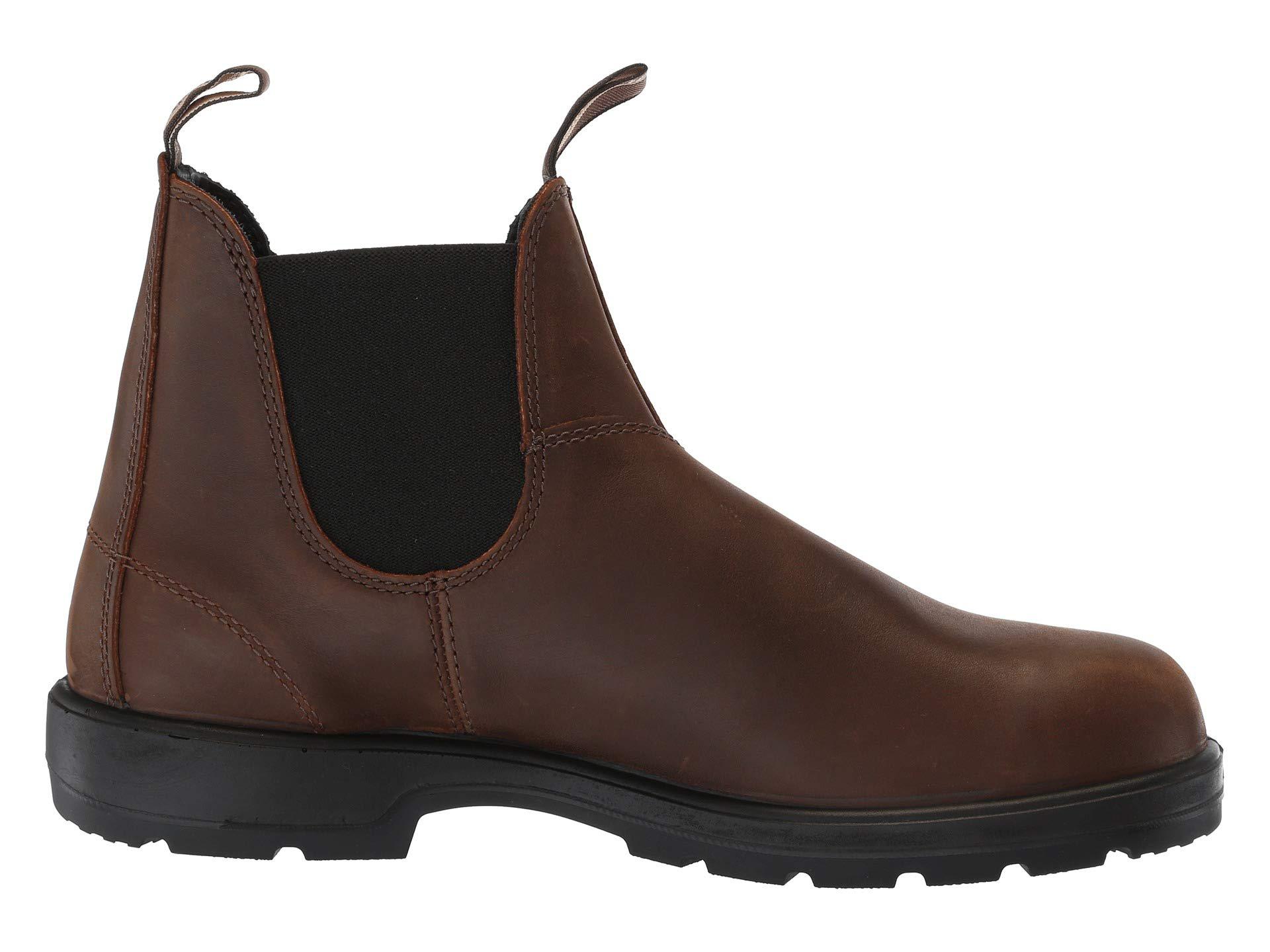 blundstone brown leather boots