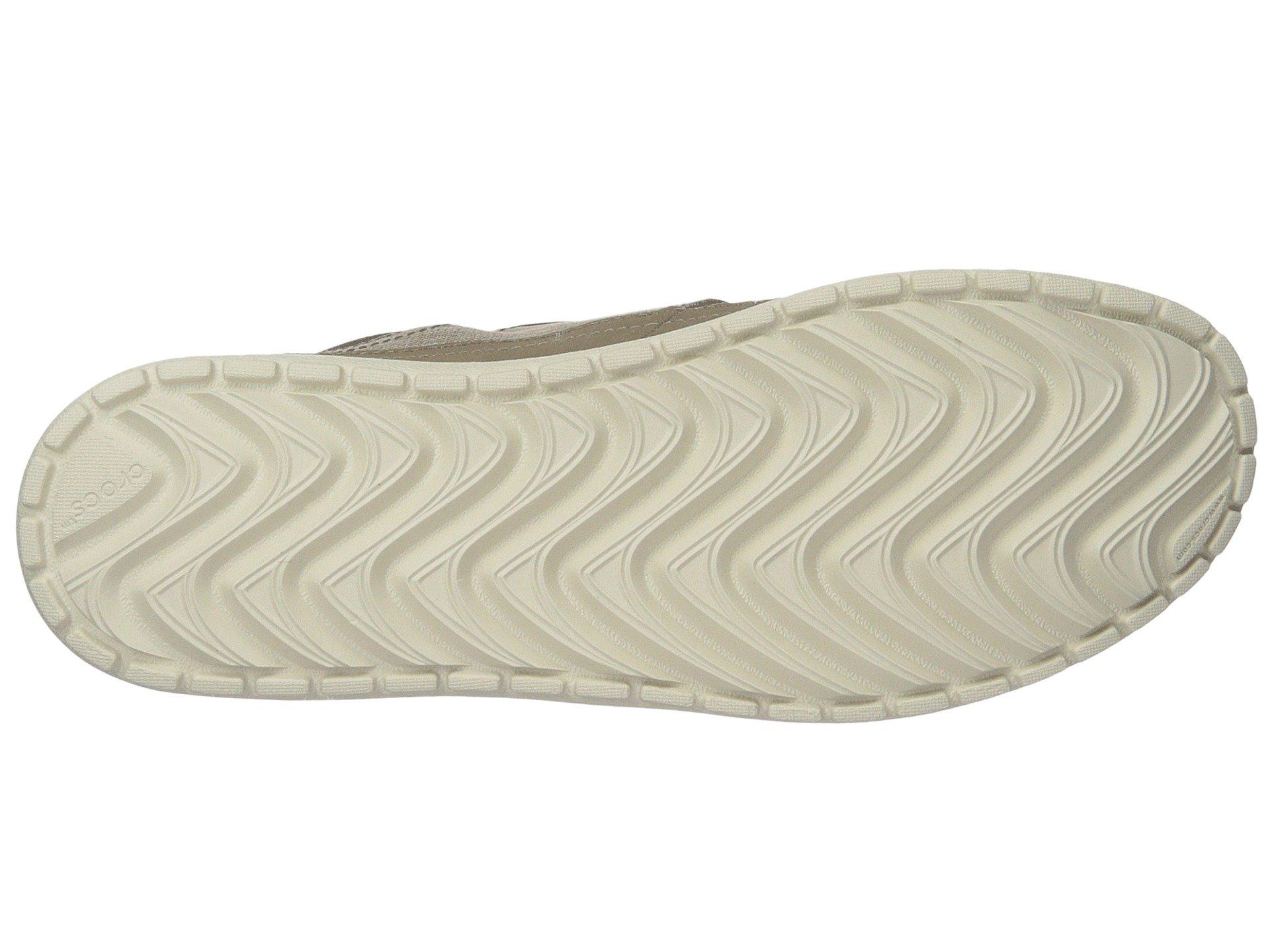 Crocs™ Canvas Santa Cruz Playa Lace Up Loafers Sneaker in Natural for Men |  Lyst